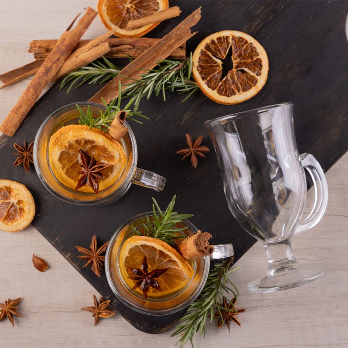 CRISTAR - 6 Tazas Irish Coffee 228ml Cristar Para Cappuccino Caputino