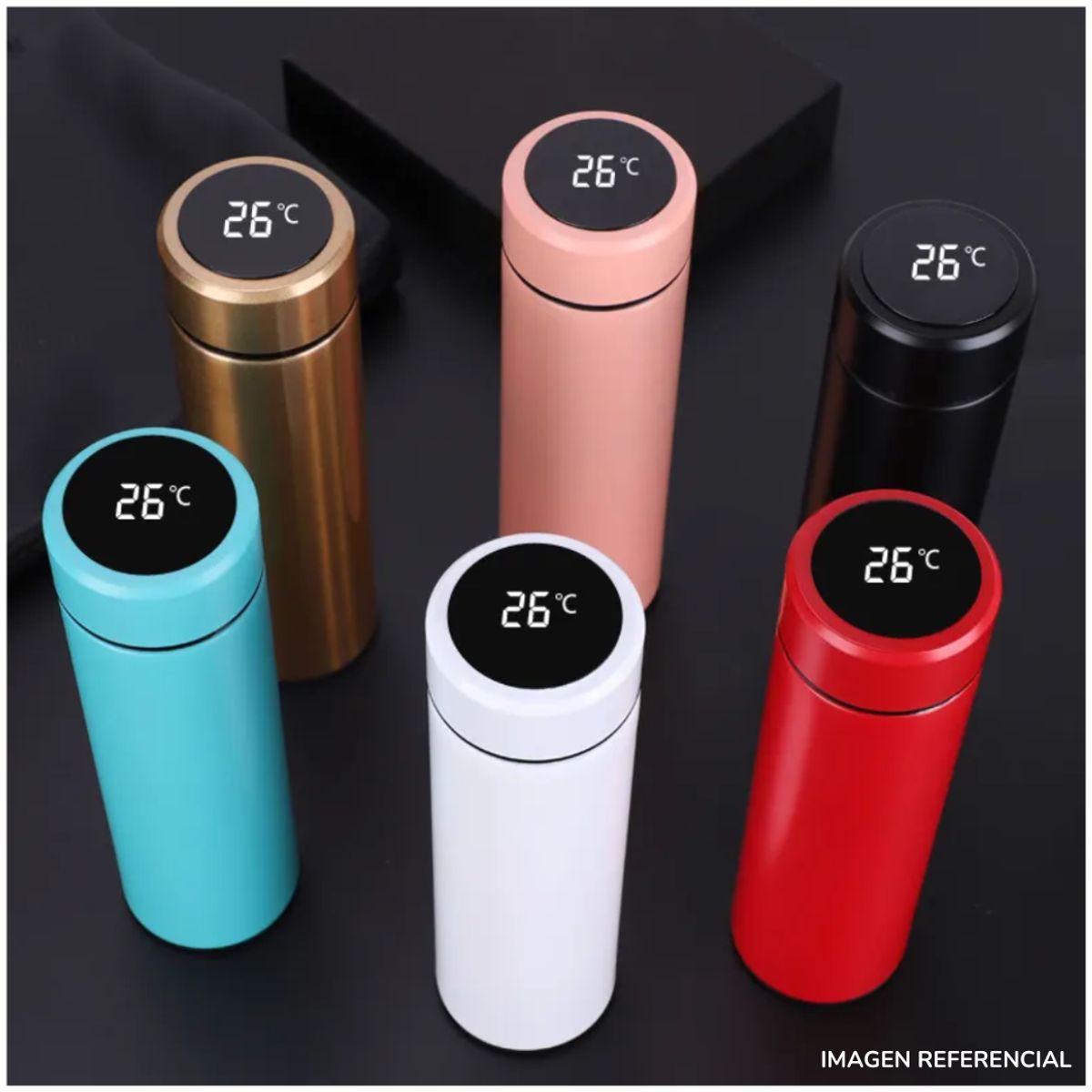INSPIRA MARKET - Termo inteligente digital pantalla táctil 500ml