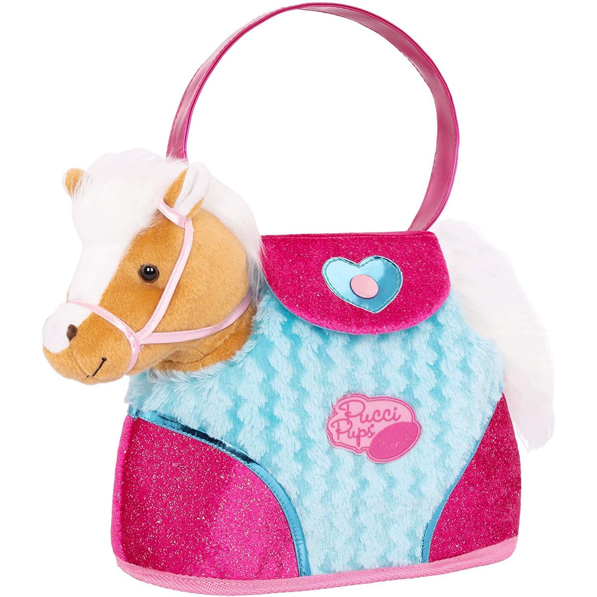 PUCCI PUPS - Pucci Pups pony marrón con cartera nuevo