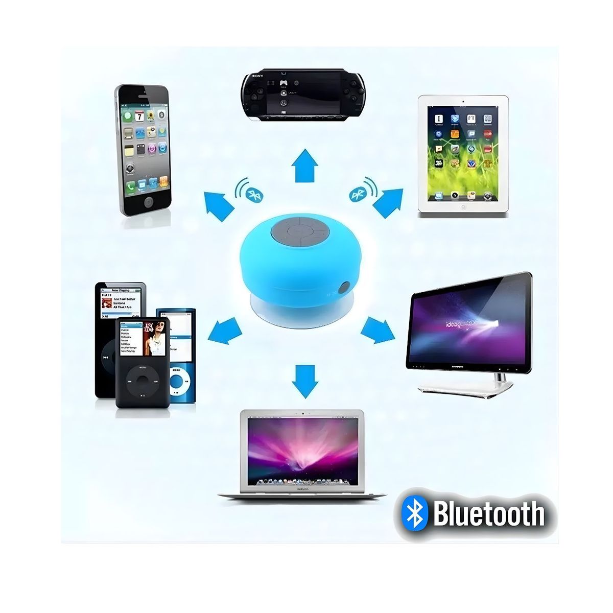 OEM - Parlante de ducha bluetooth a prueba de agua