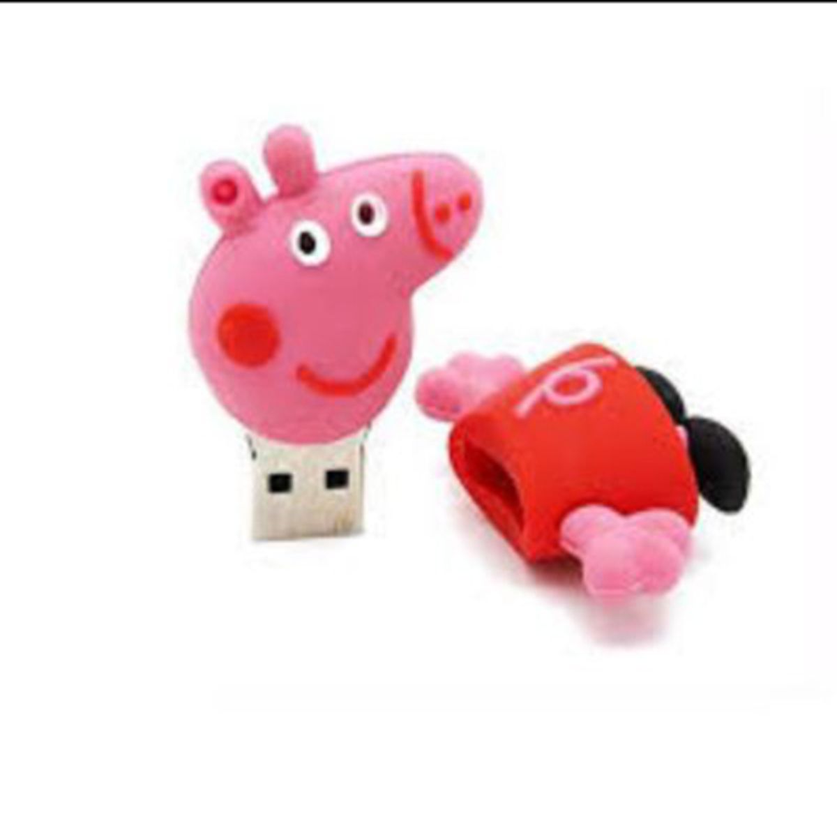 GENERICO - USB PENDRIVE DE 64 GB CERDITA ROSADA