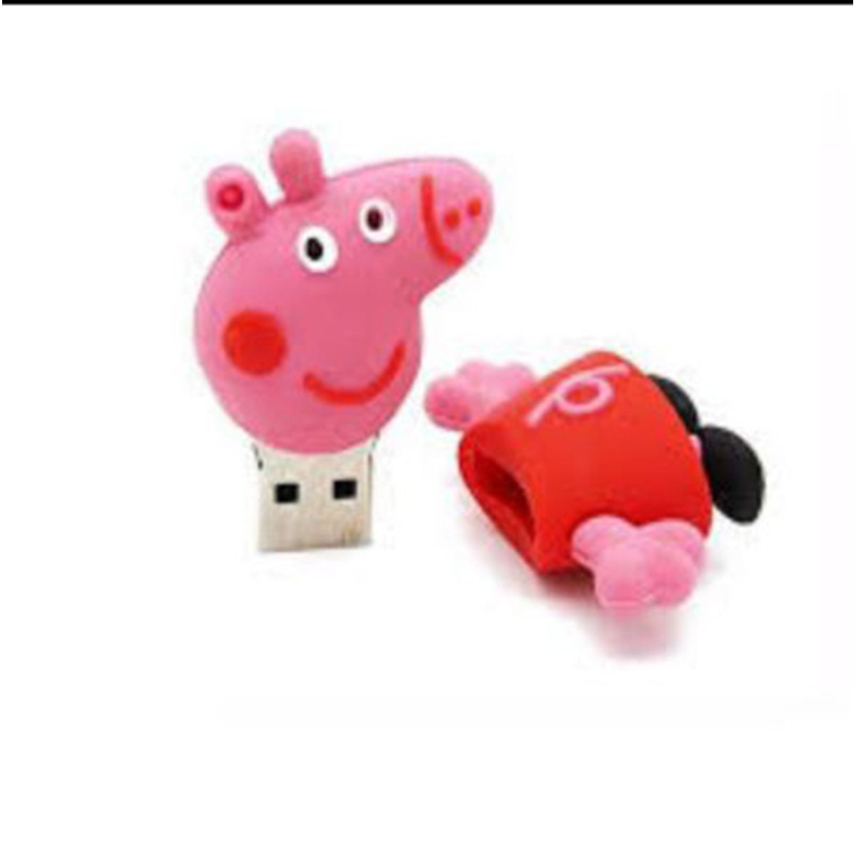 GENERICO - USB PENDRIVE DE 64 GB CERDITA ROSADA