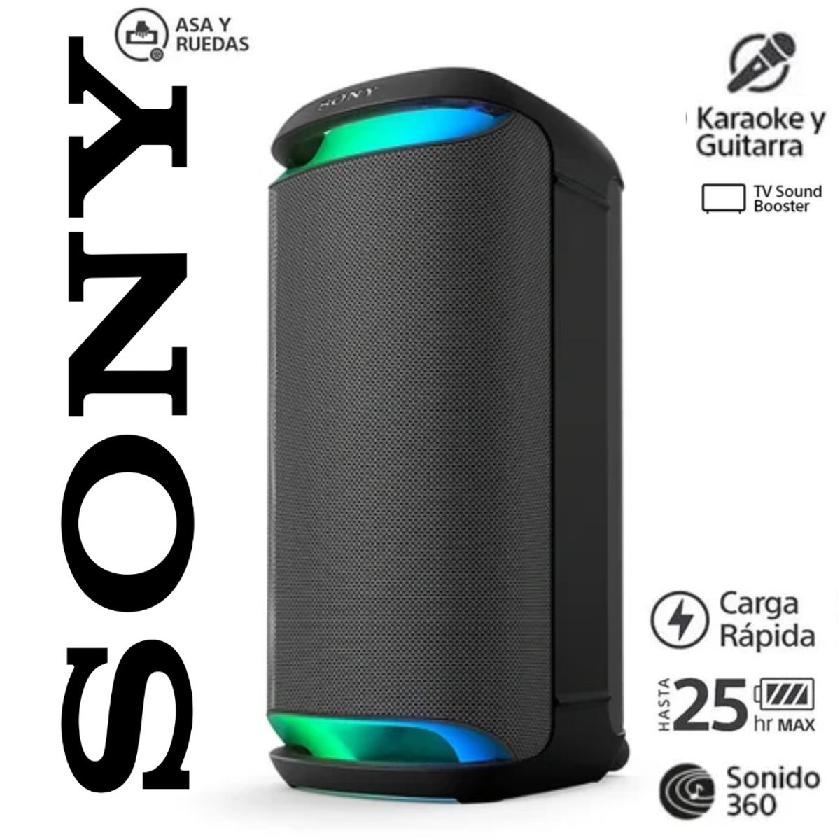 SONY - MINICOMPONETE SONY PARLANTE BLUETOOTH MOD SRS-XV800