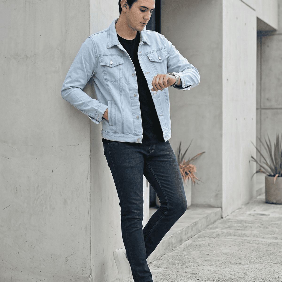 ELEMENT SPECIAL EDITION - Casaca Jeans Titanio Supreme