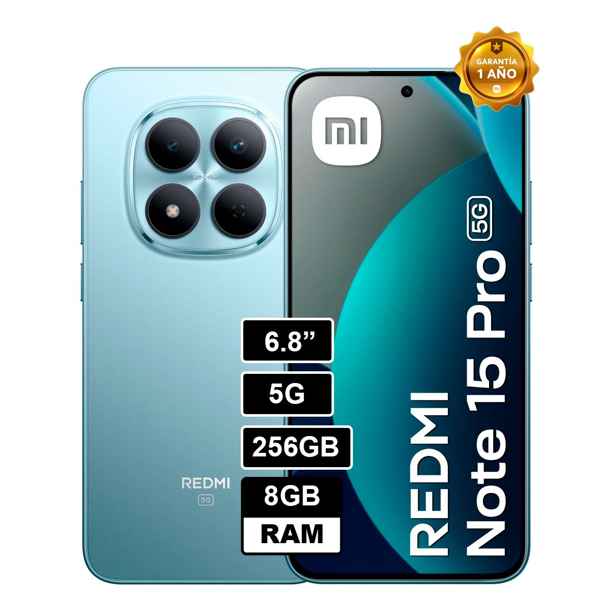 XIAOMI - REDMI NOTE 15 PRO 5G 8GB 256GB AZUL