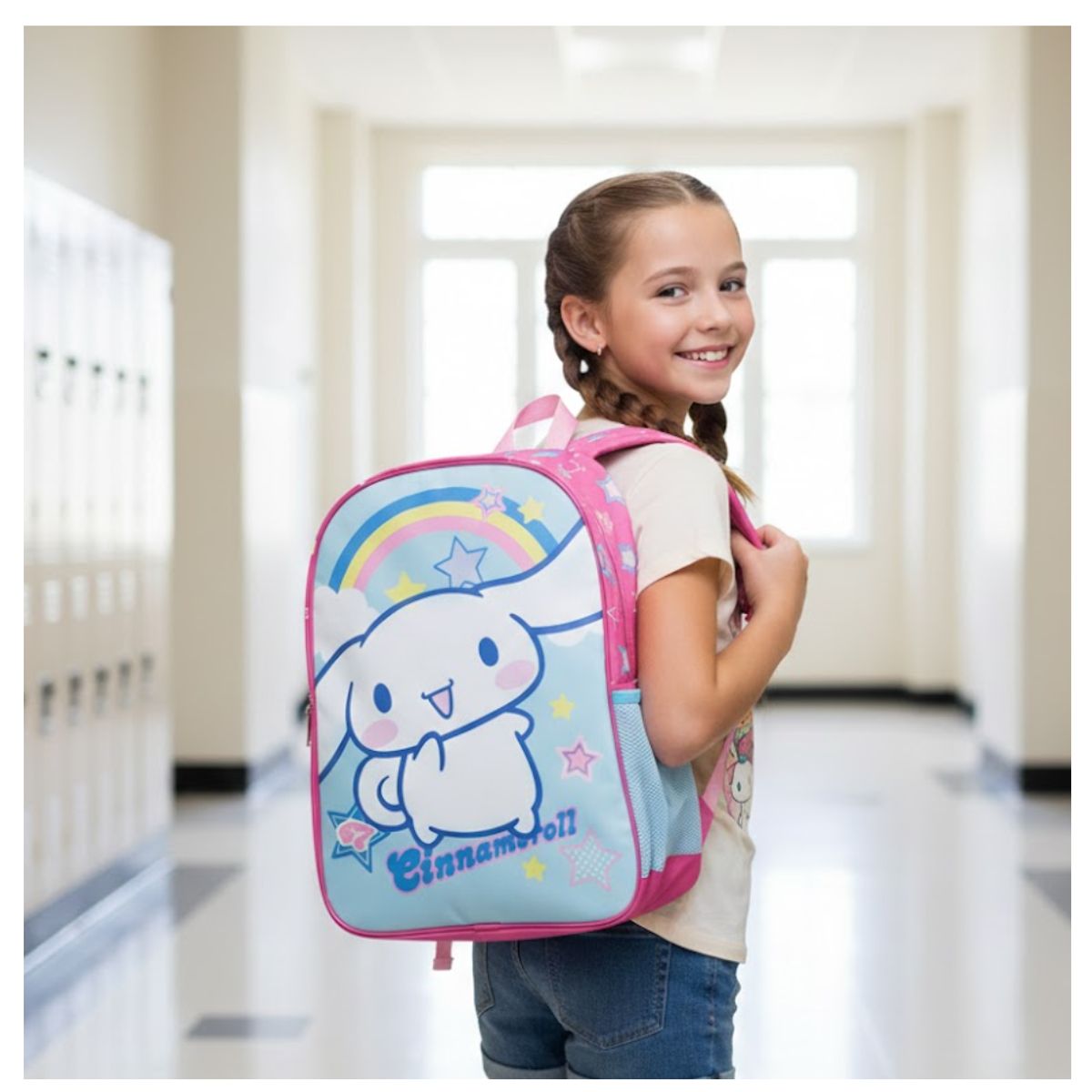 GENERICO - Mochila para Niños y Niñas Multipack 3 en 1  Regreso a Clases Personajes Animados