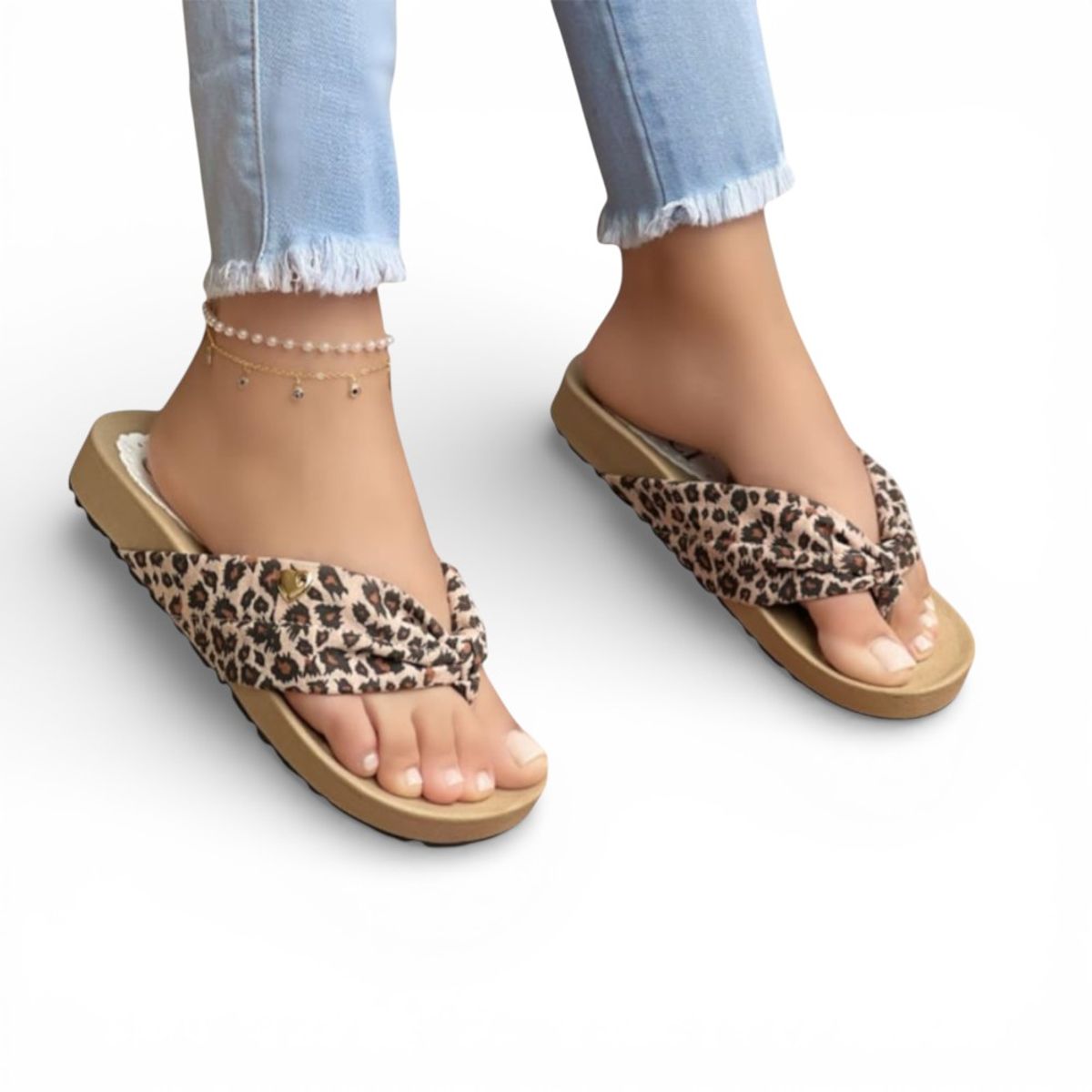 GENERICO - Sandalia Mujer Perlas 2086L-75 Acrílico X7 Color Charol Negro