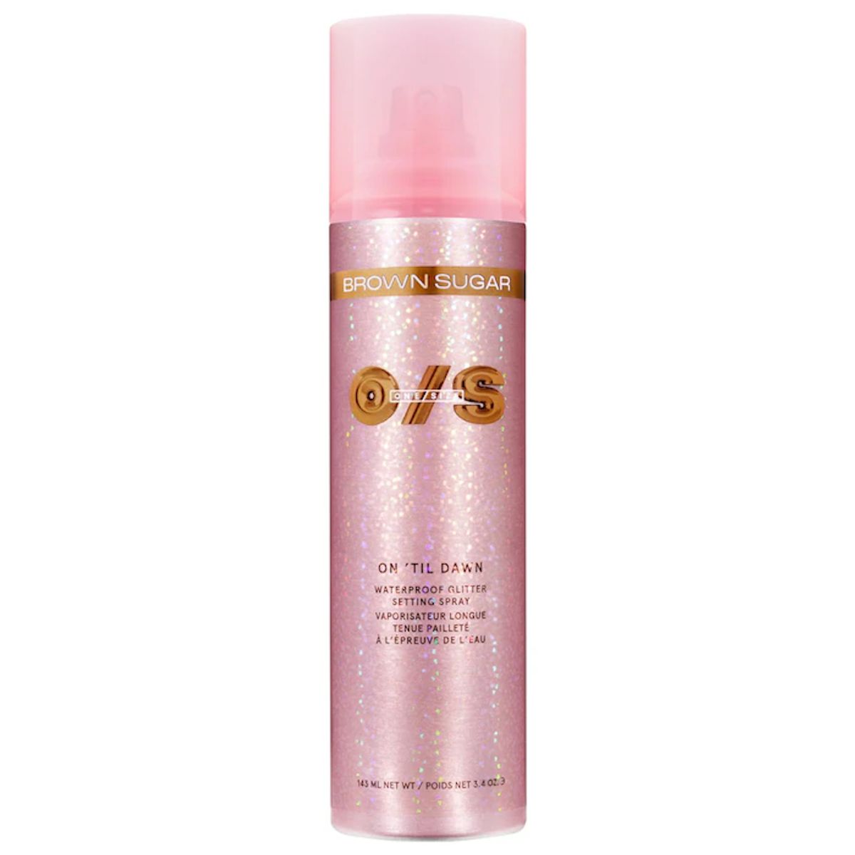ONE SIZE BEAUTY - Spray fijador purpurina resistente al agua On Til Dawn