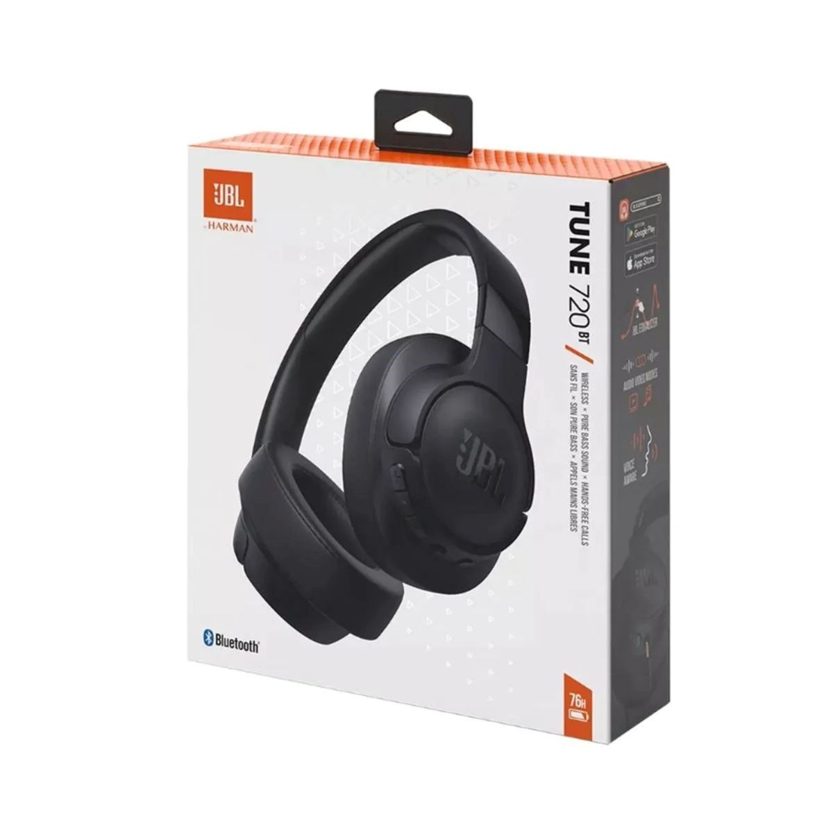 JBL - Audifonos JBL Tune 720 BT Headphone Bluetooth Over Ear - Negro
