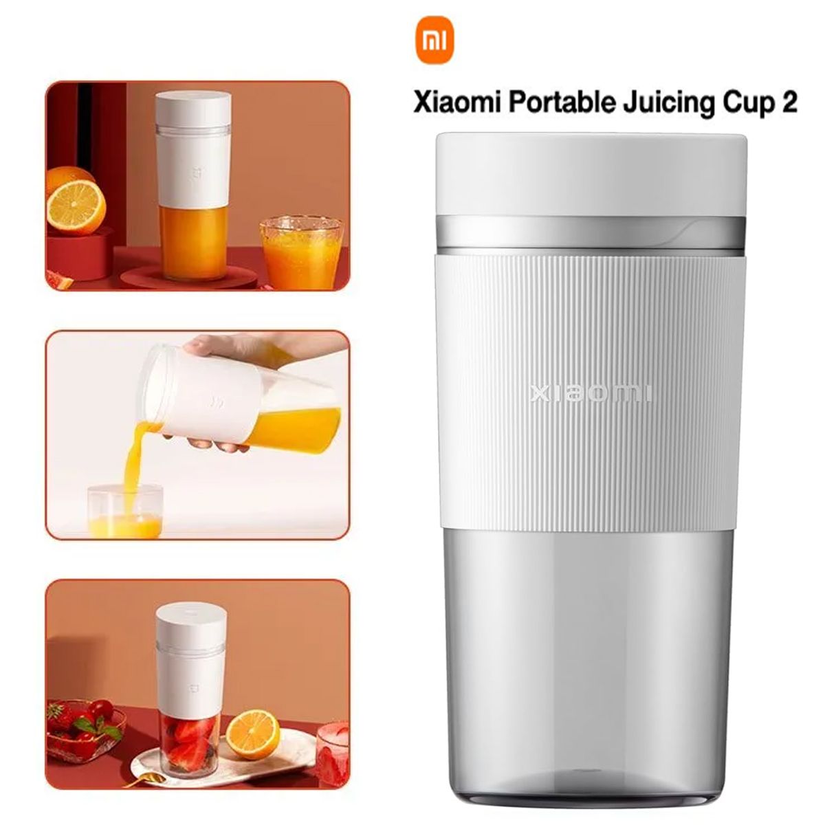 XIAOMI - Vaso Mezclador Portátil XIAOMI MI 2 Mini Licuadora