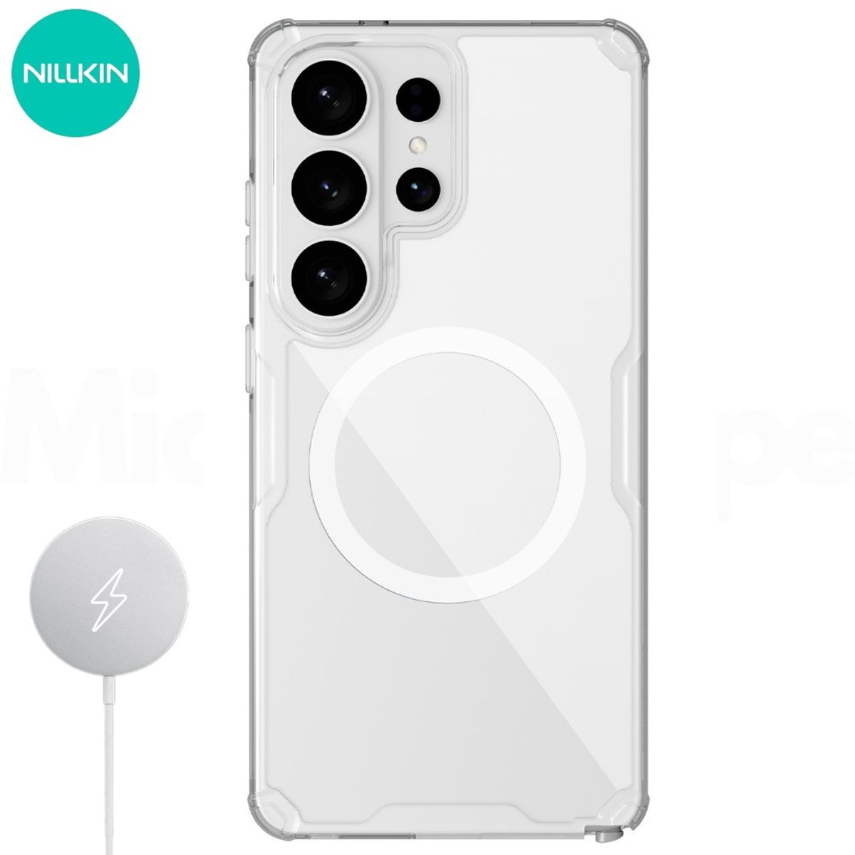 NILLKIN - Case para Samsung Galaxy S26 Ultra Nillkin Nature TPU Pro MagSafe - Clear
