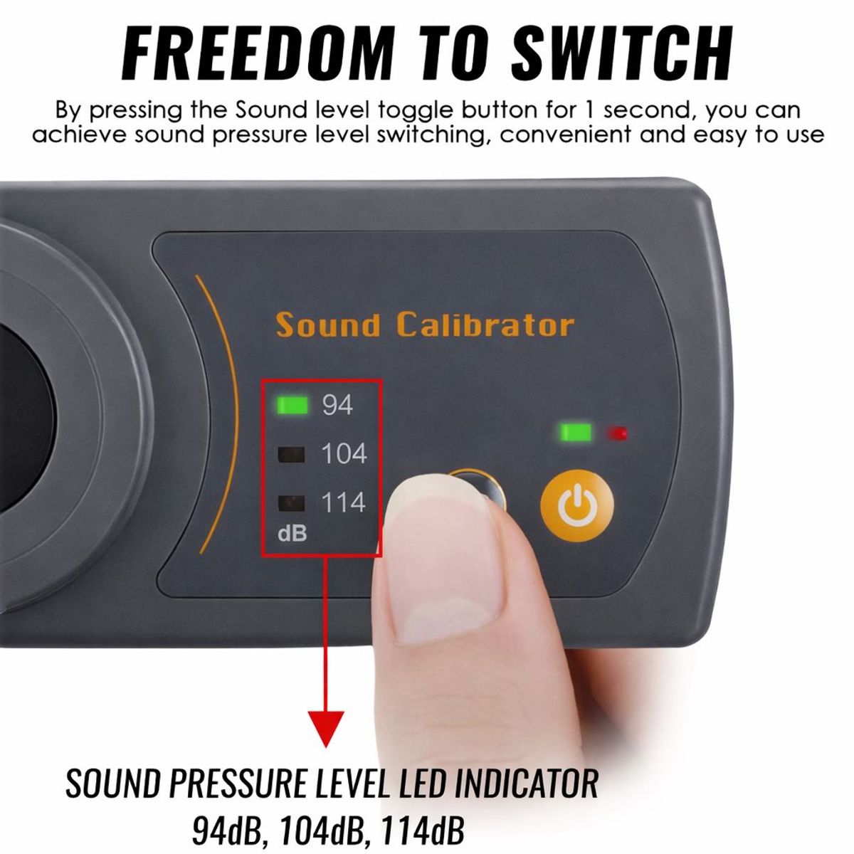 GENERICO - CALIBRADOR ACÚSTICO PARA SONÓMETRO  IEC 609422018 CLASE II