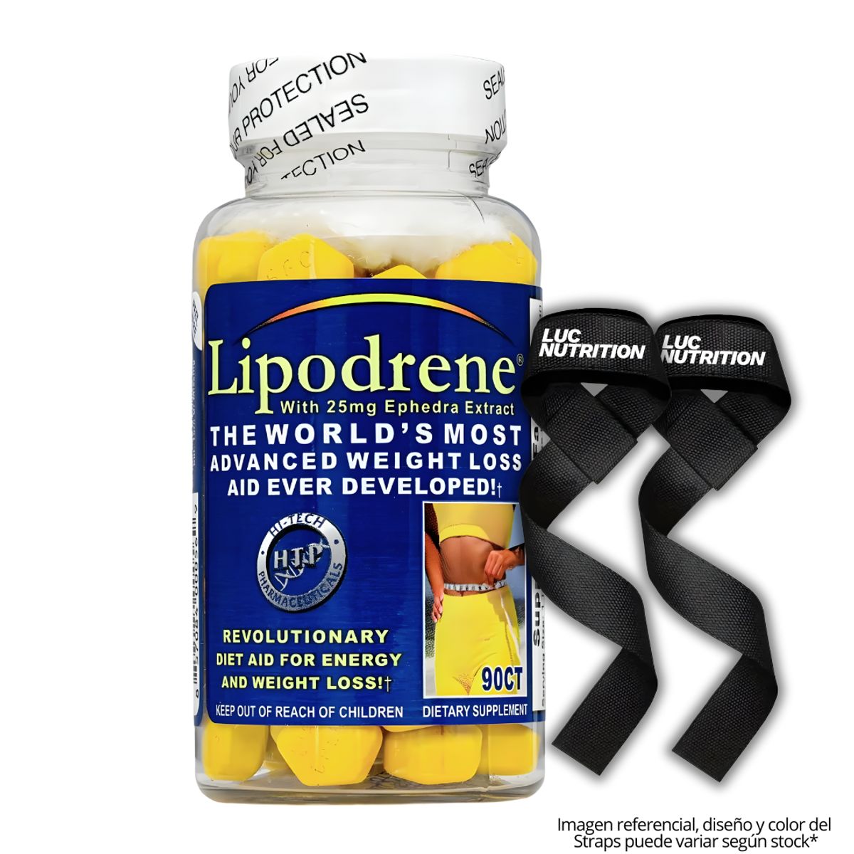 GENERICO - Termogenico Lipodrene - 90 Tabletas + Straps