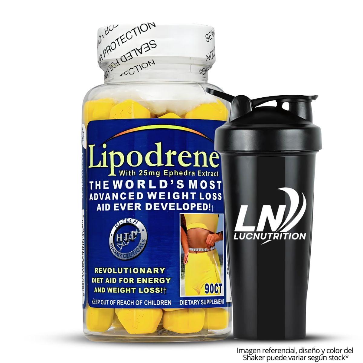 GENERICO - Termogenico Lipodrene - 90 Tabletas + Shaker