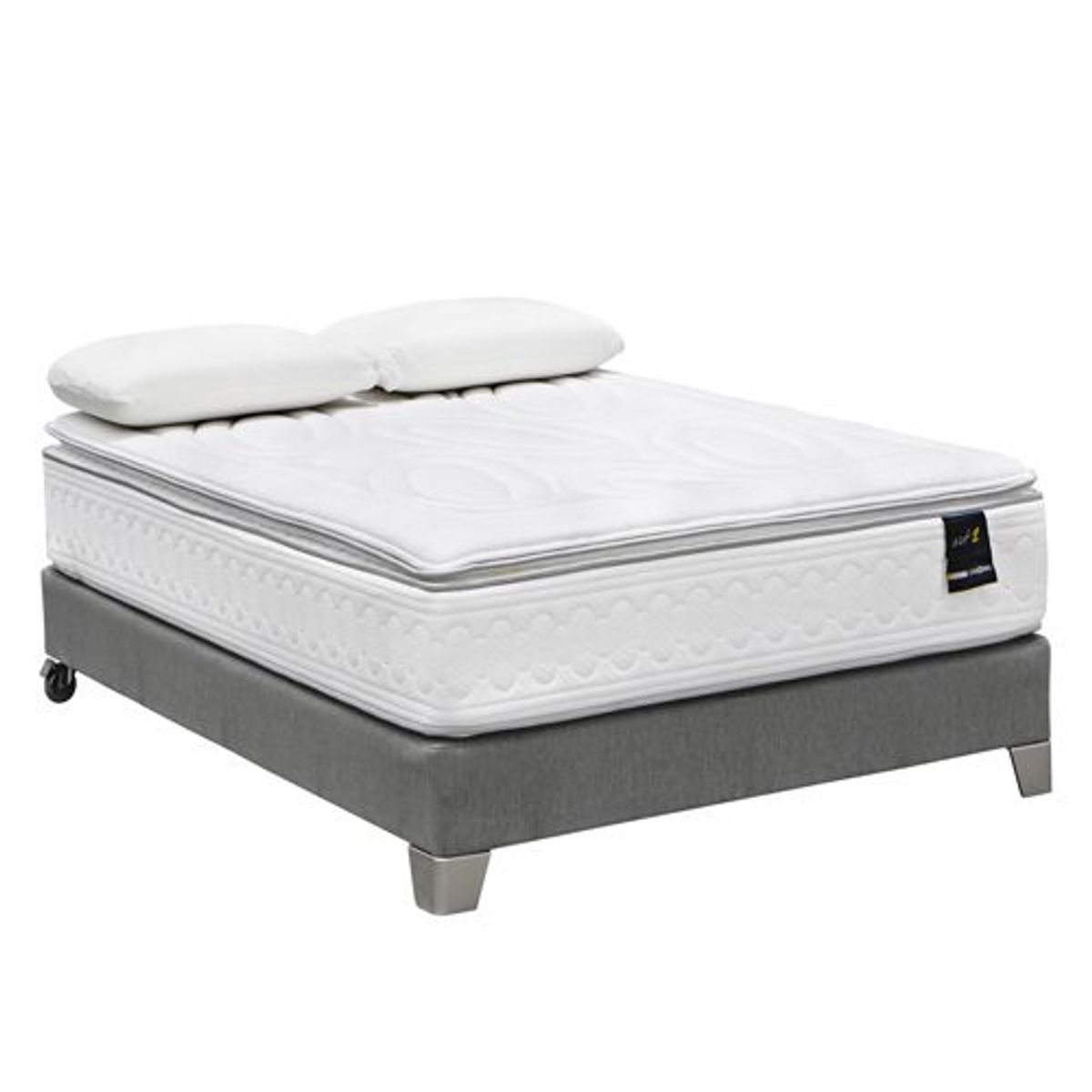 ROSEN - Cama Box Tarima Art 2 2 Plz + 2 Almohadas Mem Max