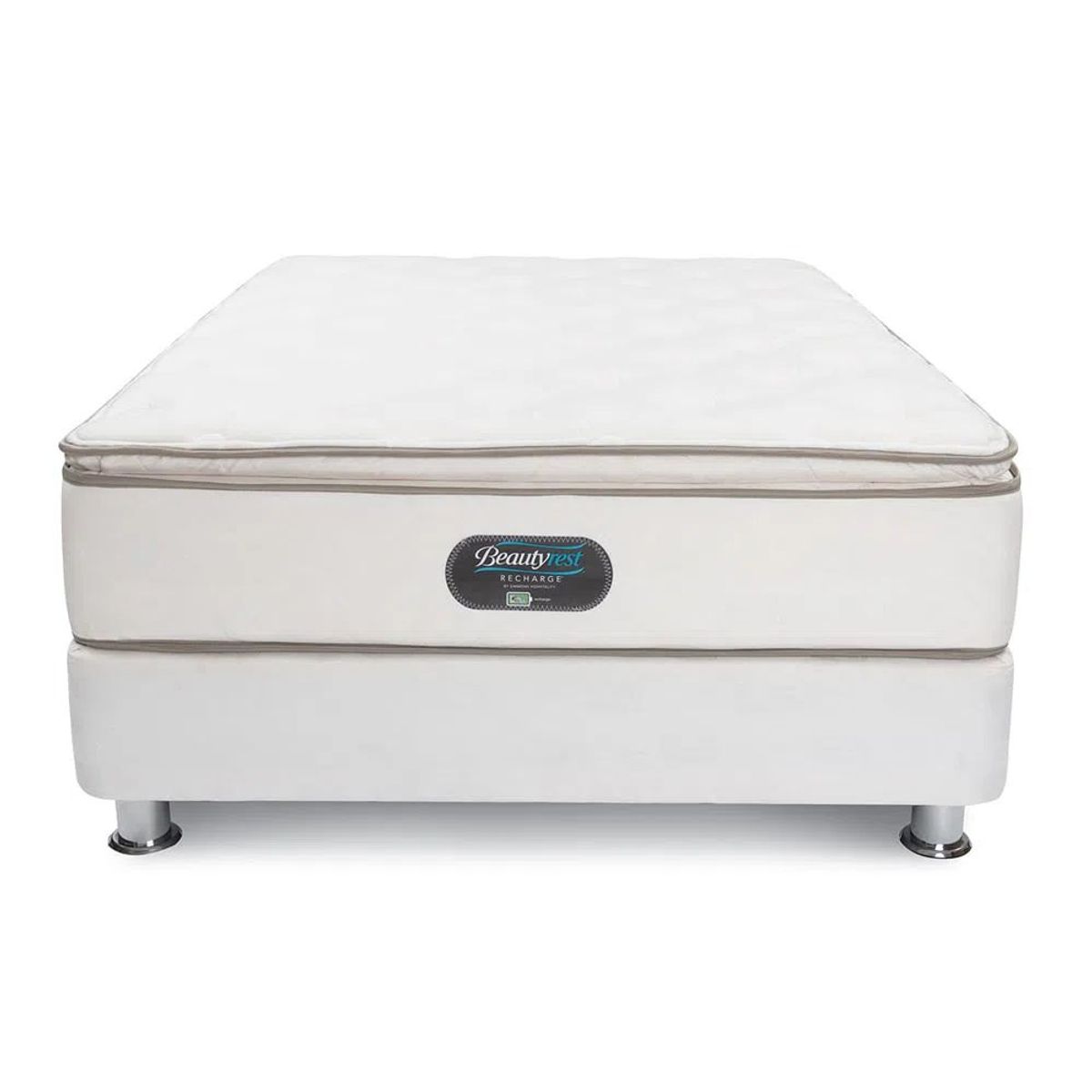 BEAUTYREST SIMMONS - Cama Box Tarima Felicity 2 Plz + 2 Almohadas
