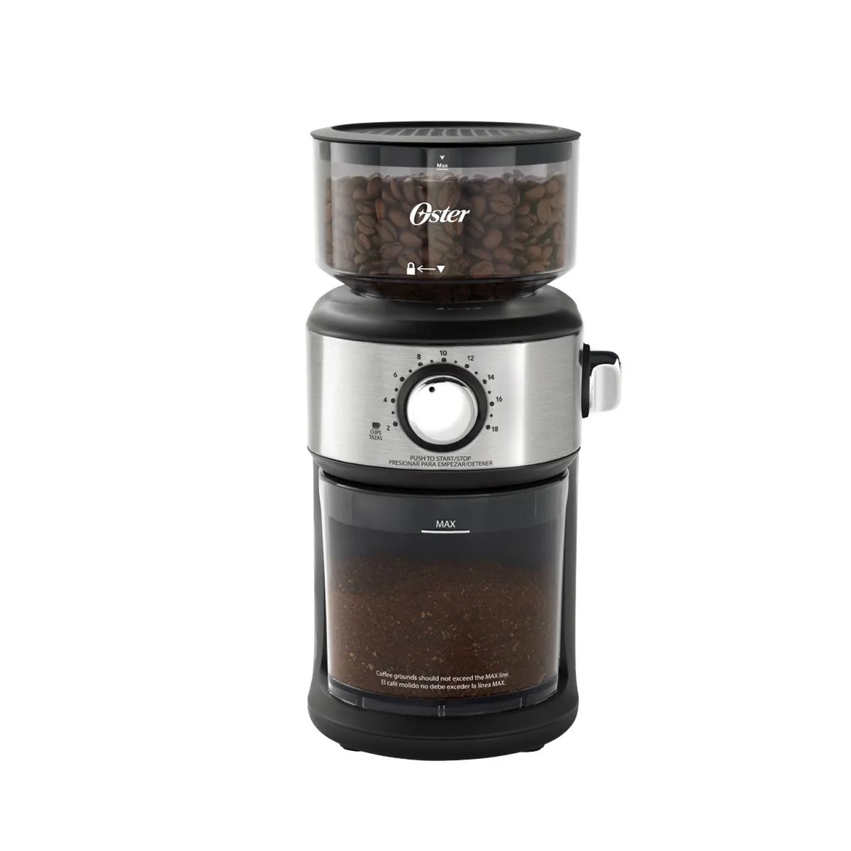 OSTER - Molinillo de Café Automático Oster 18 Configuraciones de Molienda