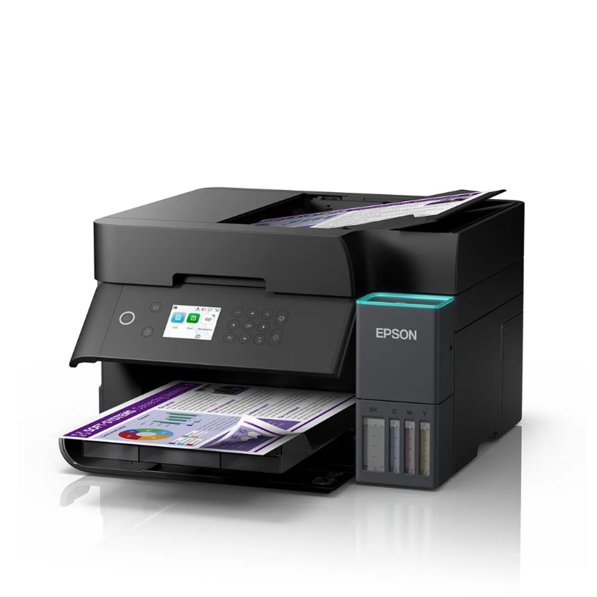 EPSON - Impresora Multifuncional 3 En 1 Ecotank L6370 Wi-fi Con Dúplex De Impresión Y Adf