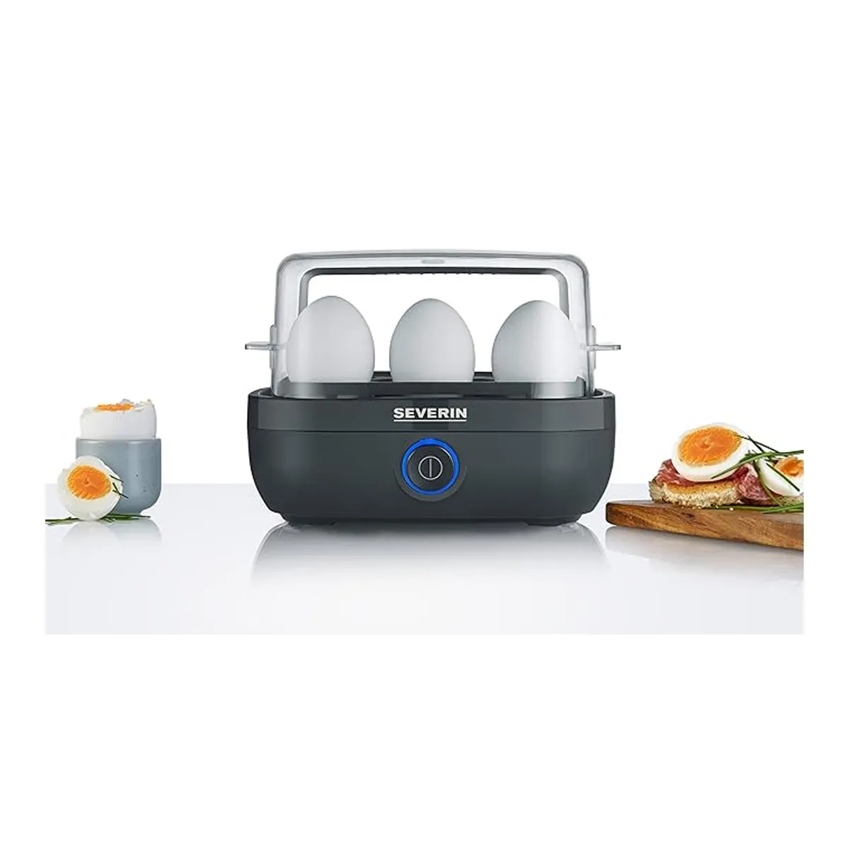 SEVERIN - Hervidor de Huevos Severin con perilla EK 3166 negro