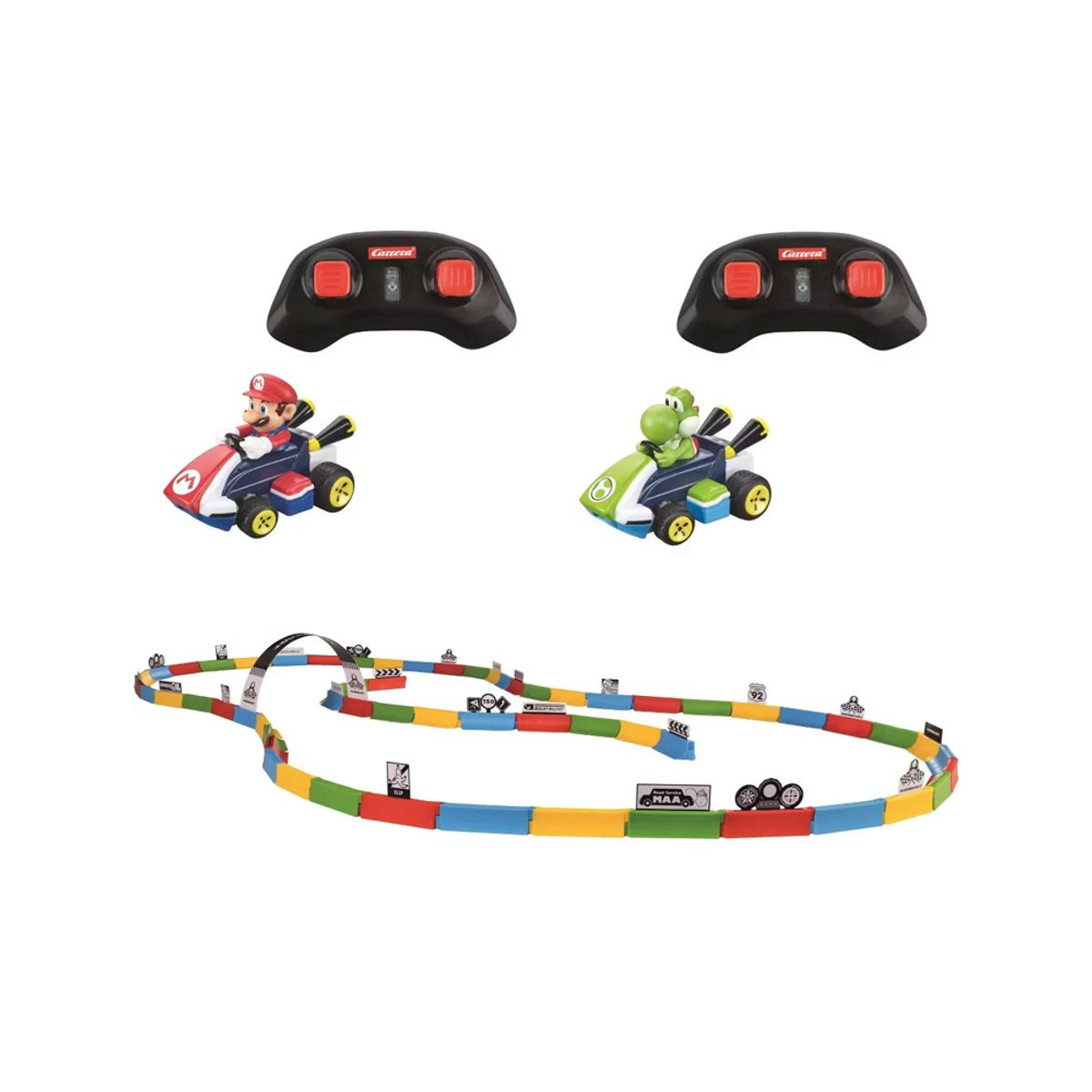 NINTENDO - Pista de Carreras de Juguete de Mesa Carrera RC Mario Kart