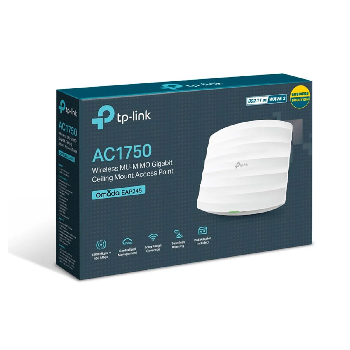 GENERICO - Access Point Tp-Link Eap245 Ac1750 Dual Band Poe - Conectividad Rápida Y Eficiente Para Tu