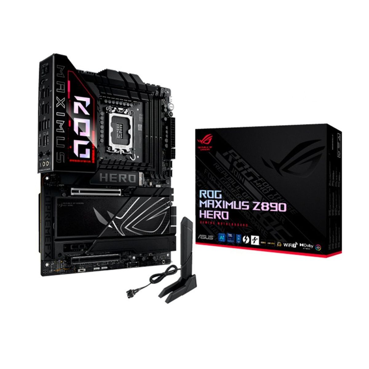 ASUS - Placa Base Asus Rog Maximus Z890 Hero Atx, Chipset Intel Z890, Lga 1851, Hdmi, Alto Rendim