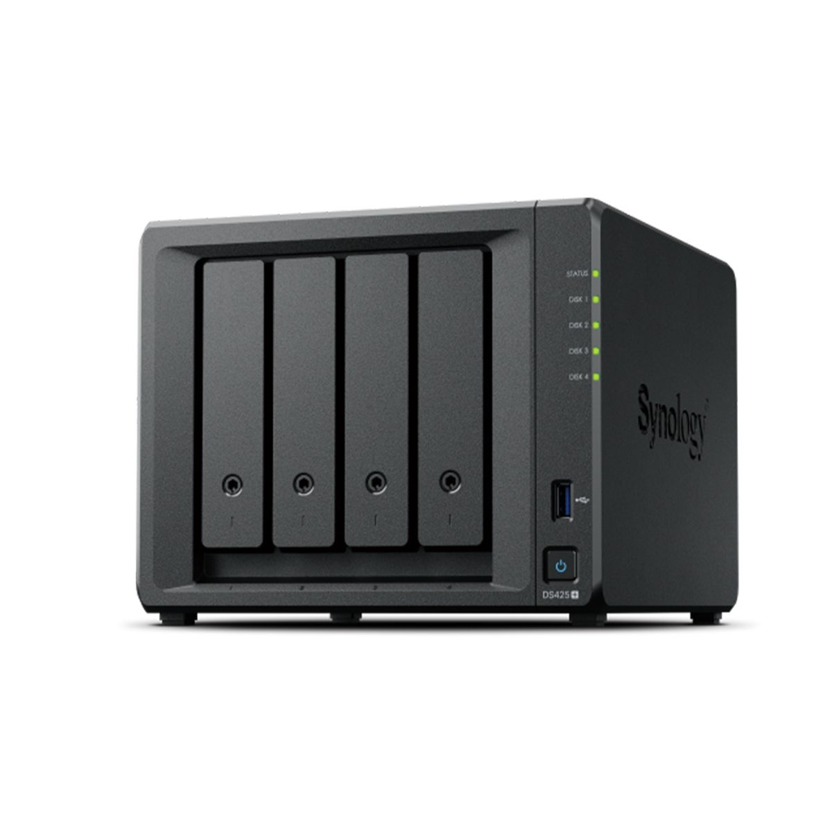 GENERICO - Synology Ds425+ Nas De 4 Bahías - Almacenamiento Eficiente Para Tu Hogar Y Oficina