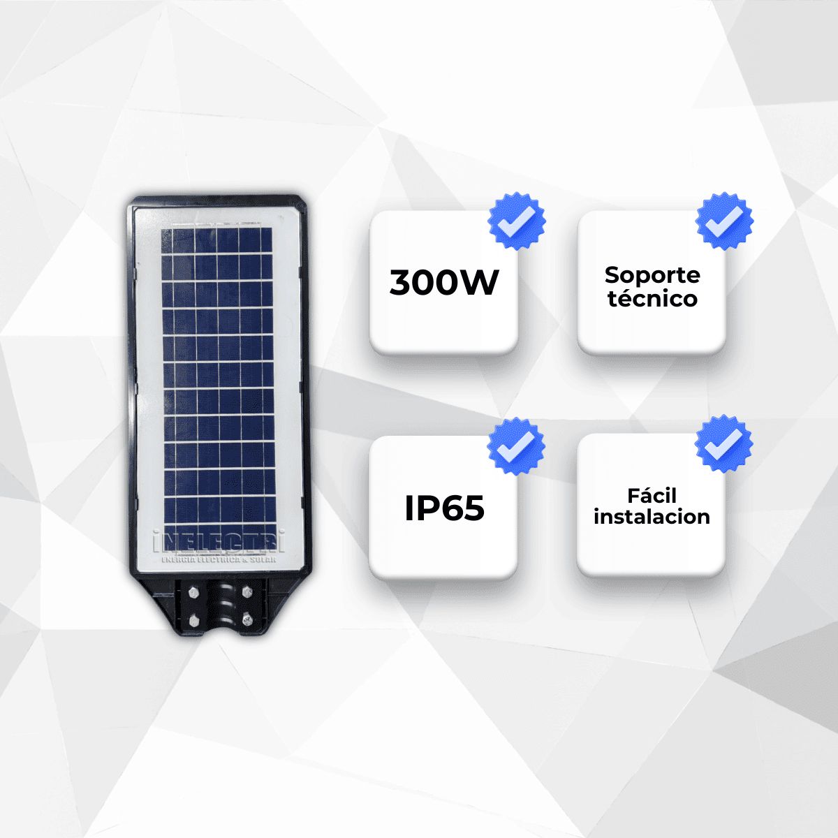 GENERICO - LUMINARIA SOLAR 300W