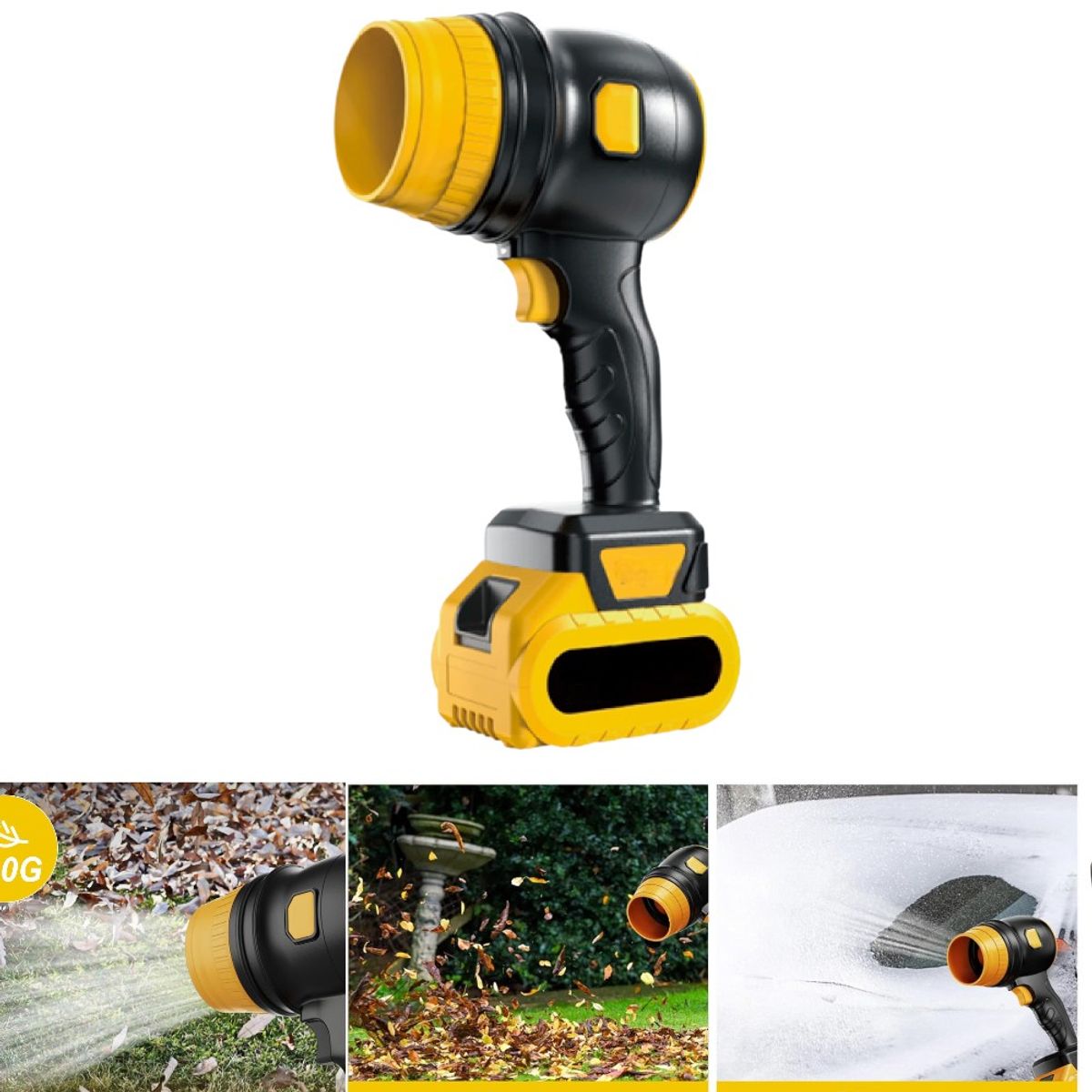 OEM - Soplador Turbo Inalámbrico 48V - Limpieza de Auto, PC y Hogar - 340,000 RPM