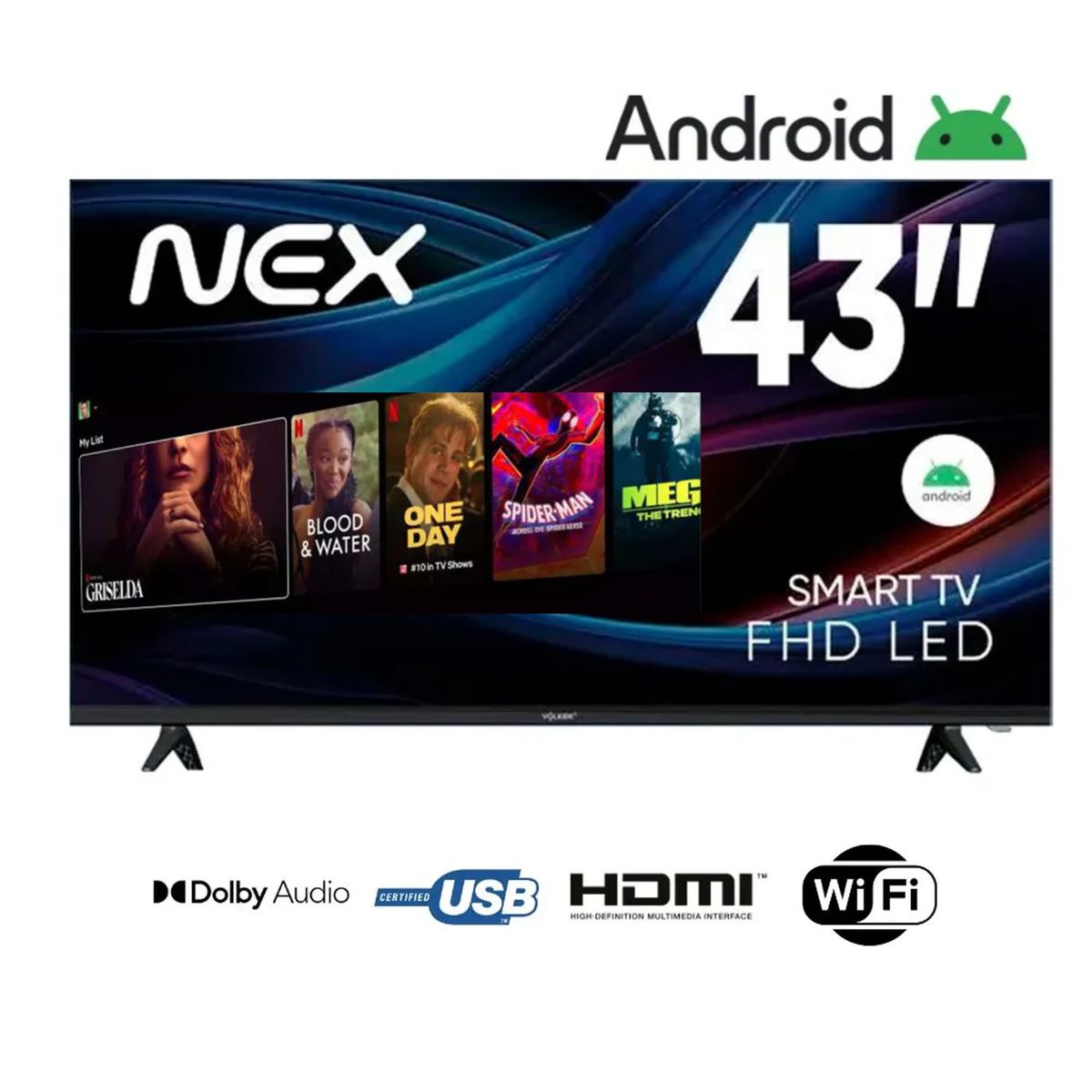 NEX - Televisor Smart TV Nex 43 TVLED43S LED FHD