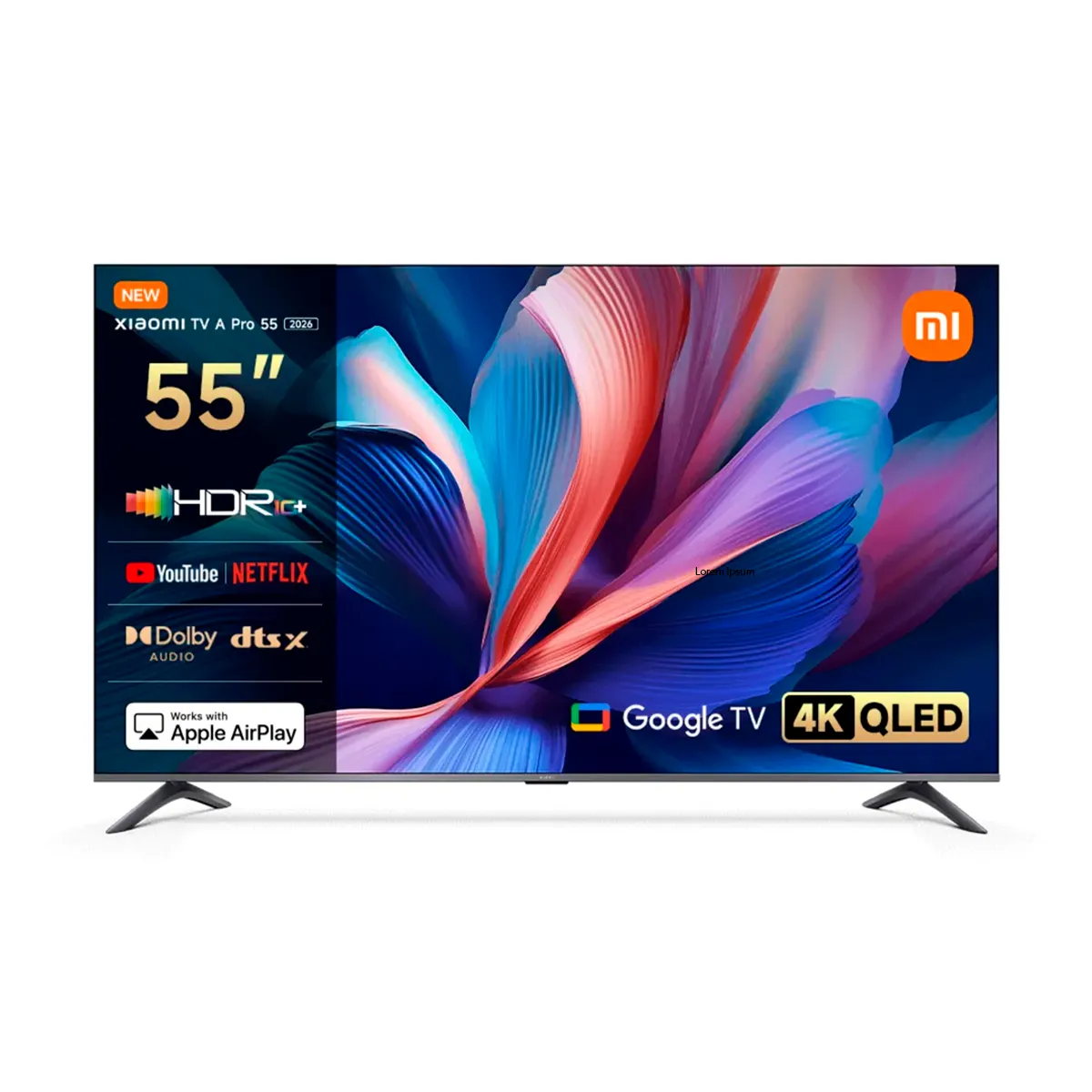 XIAOMI - Televisor Xiaomi 55" QLED Smart UHD 4K A PRO Google TV 2026