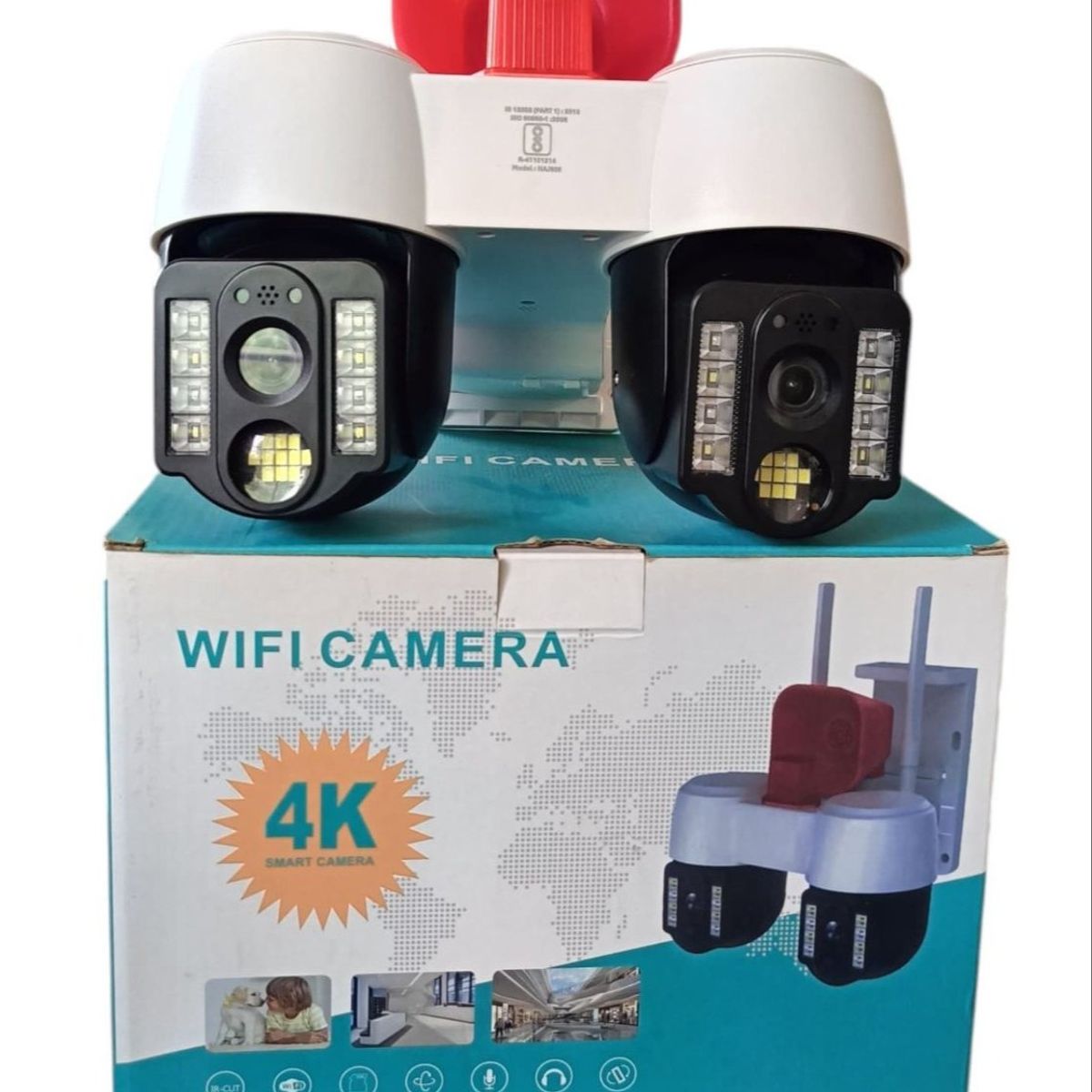 GENERICO - Cámaras De Seguridad Con Bocina y Sirena Con Visión Nocturna