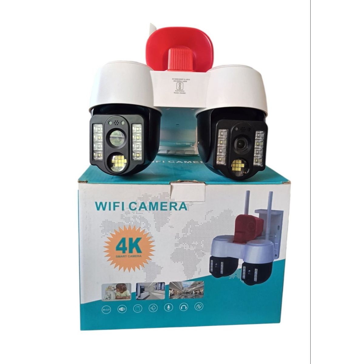 GENERICO - Cámaras De Seguridad Con Bocina y Sirena Con Visión Nocturna