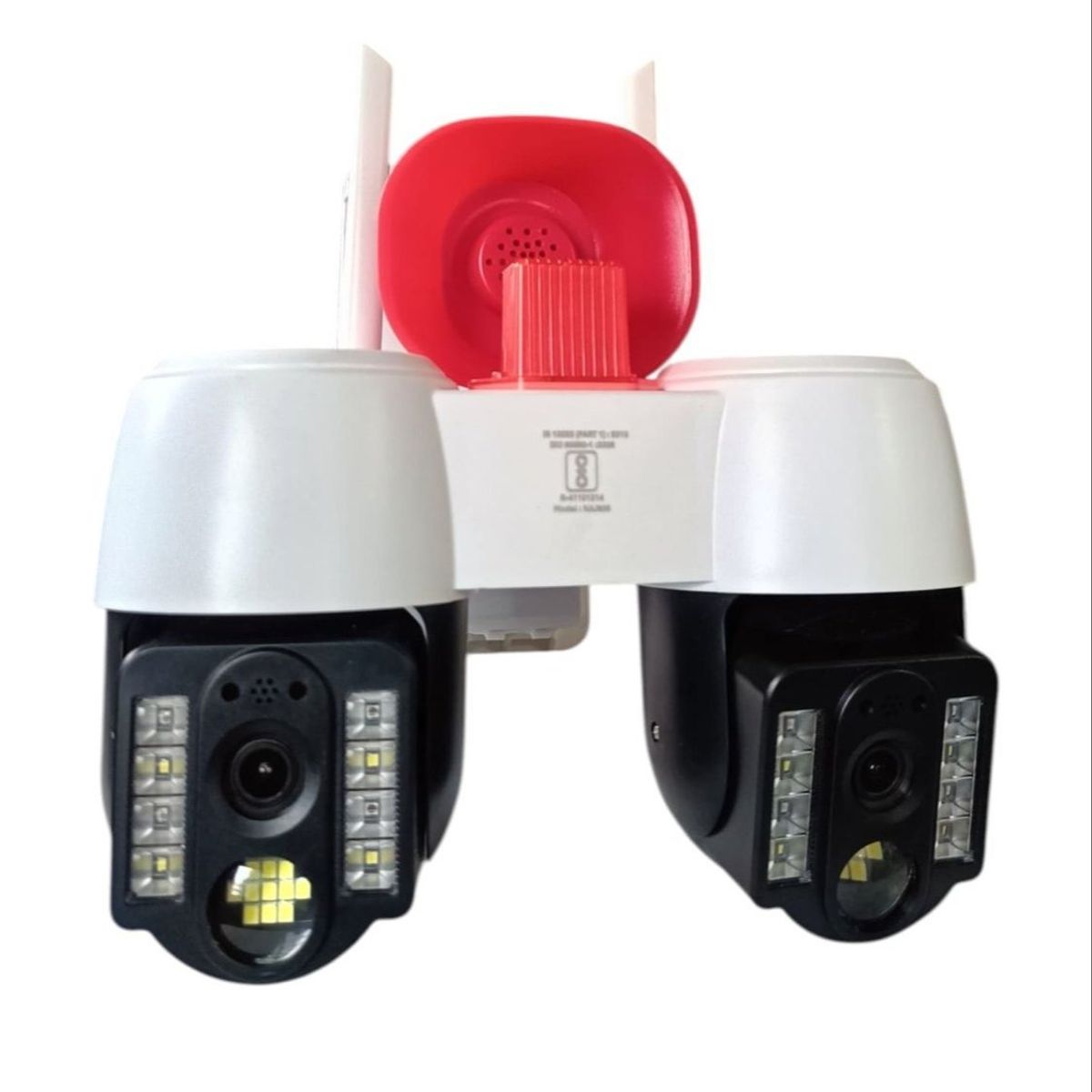 GENERICO - Cámaras De Seguridad Con Bocina y Sirena Con Visión Nocturna