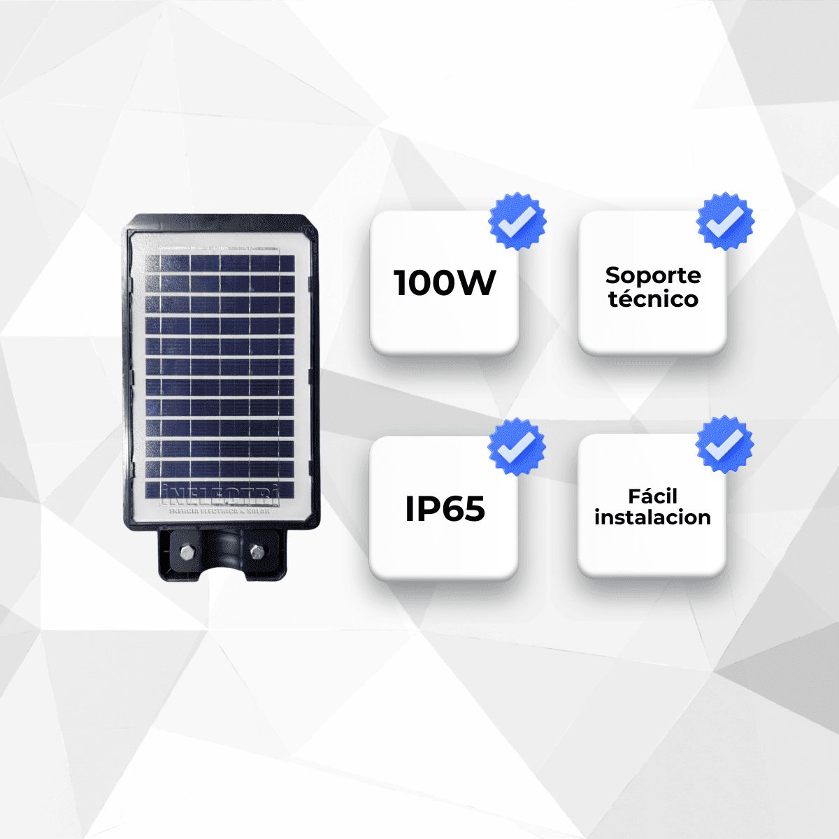 GENERICO - LUMINARIA SOLAR 100W