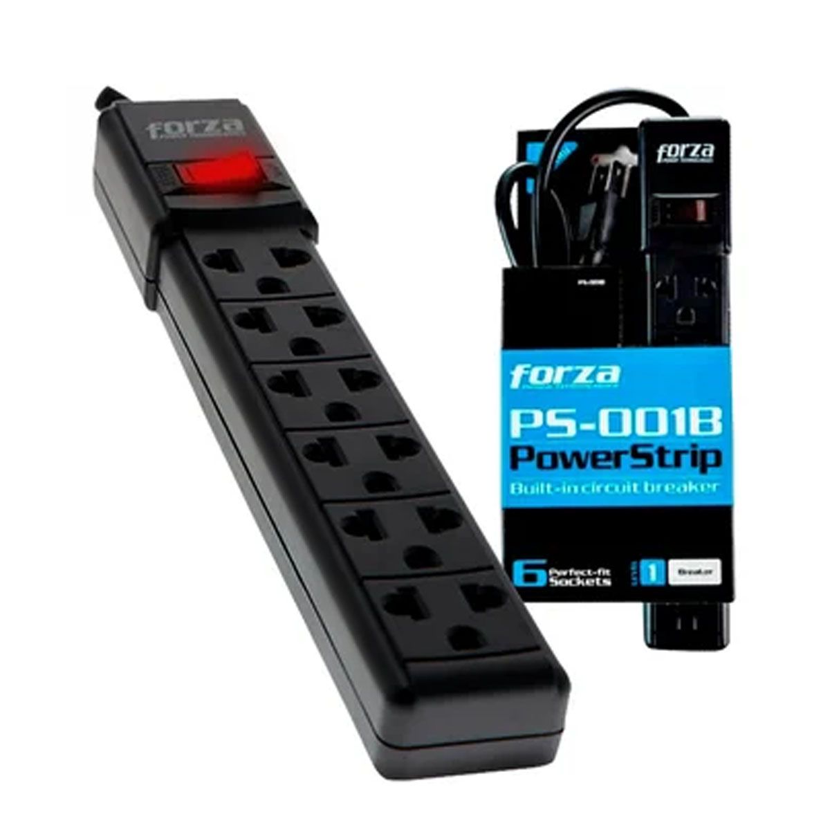 FORZA - SUPRESOR DE PICO FORZA PS-001B 6 TOMAS