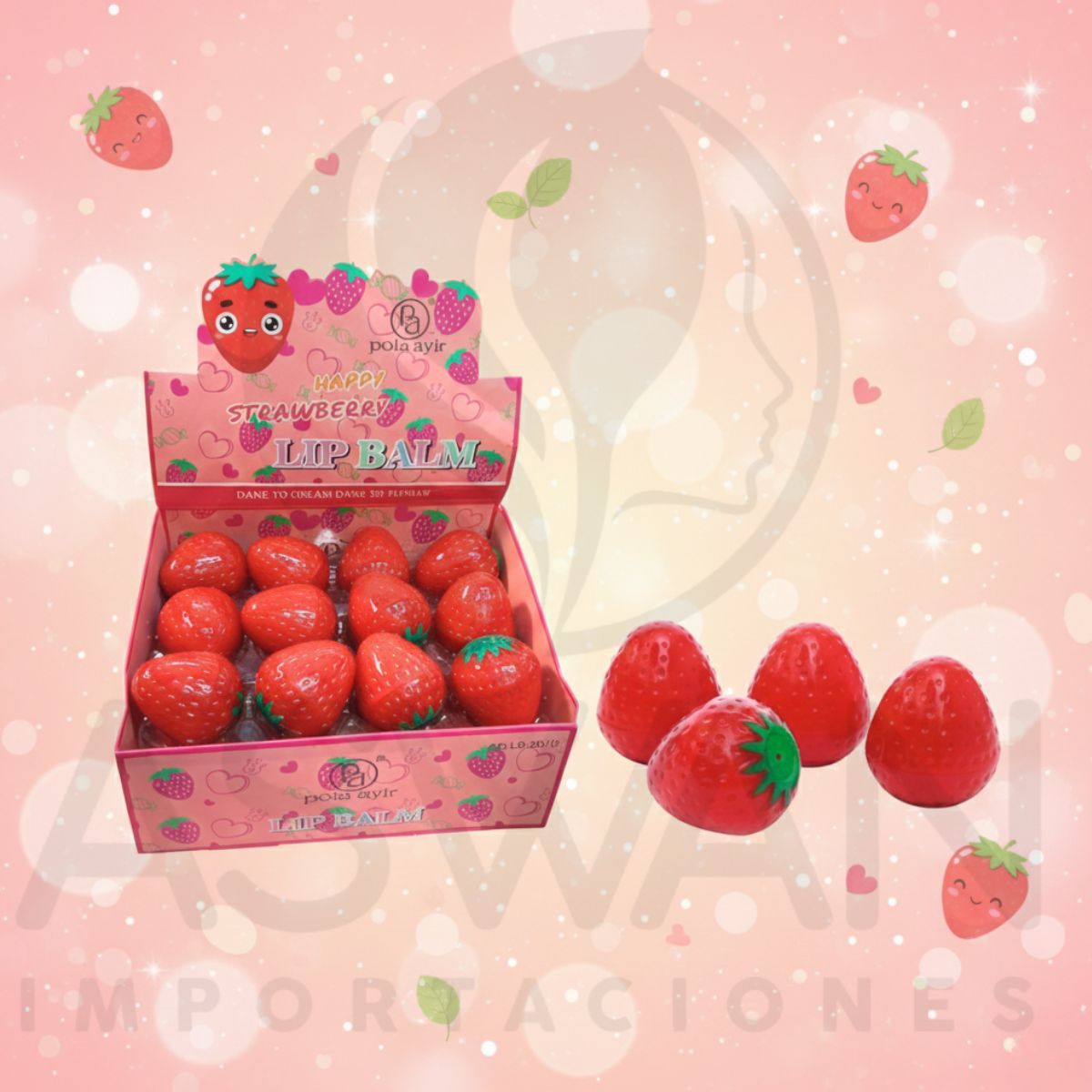 GENERICO - 2 Fresitas Balsamo Strawberry POLAR AYIR