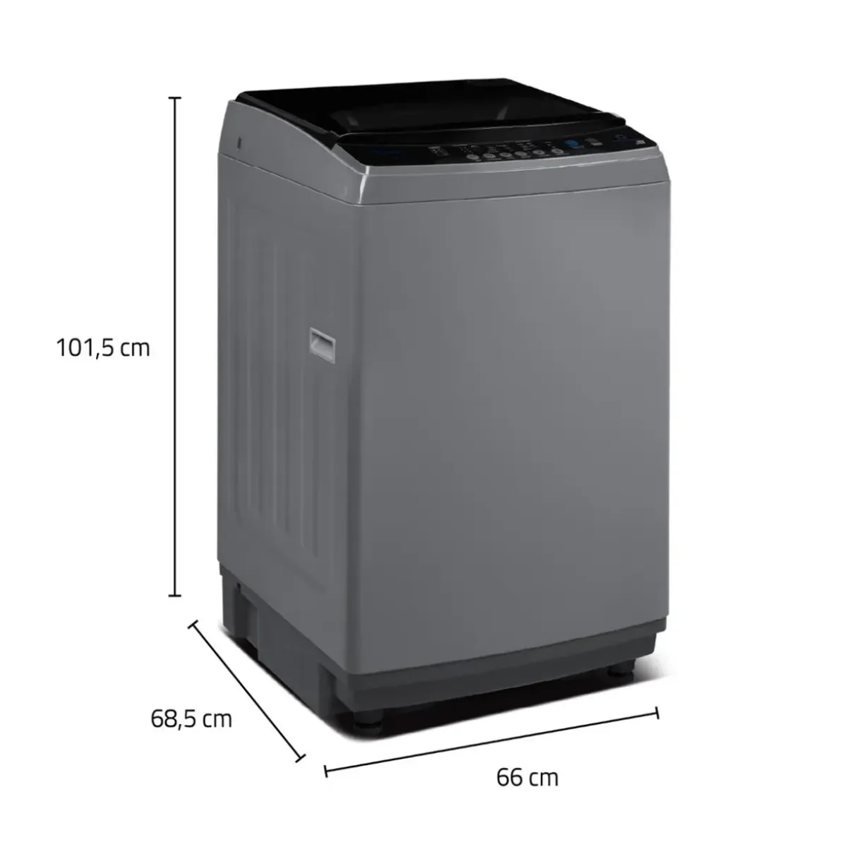 INDURAMA - LAVADORA INDURAMA 18 KG CARGA SUPERIOR GRIS OSCURO - LRI-18DGR