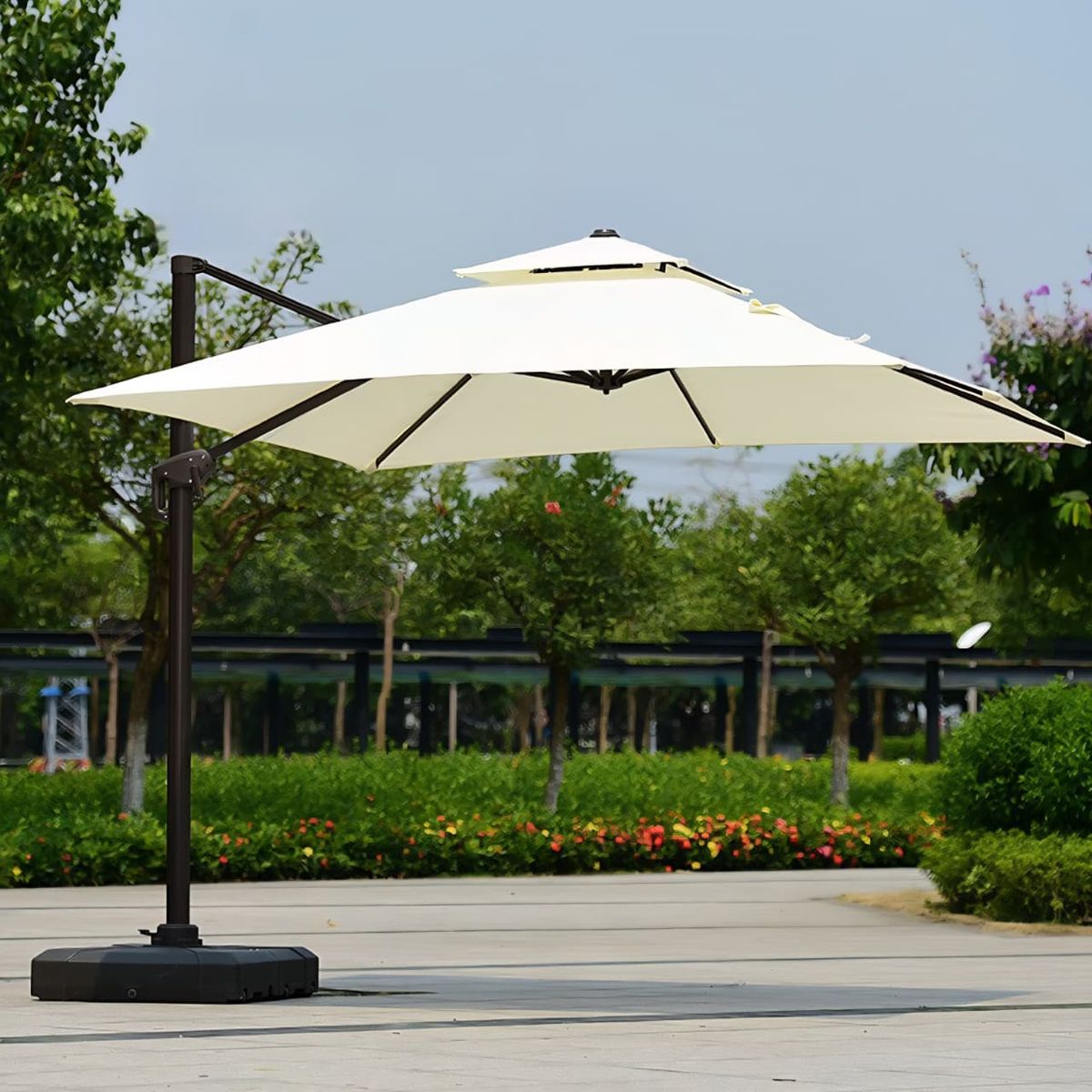 GENERICO - SOMBRILLA DE SOL DE 3X3 M