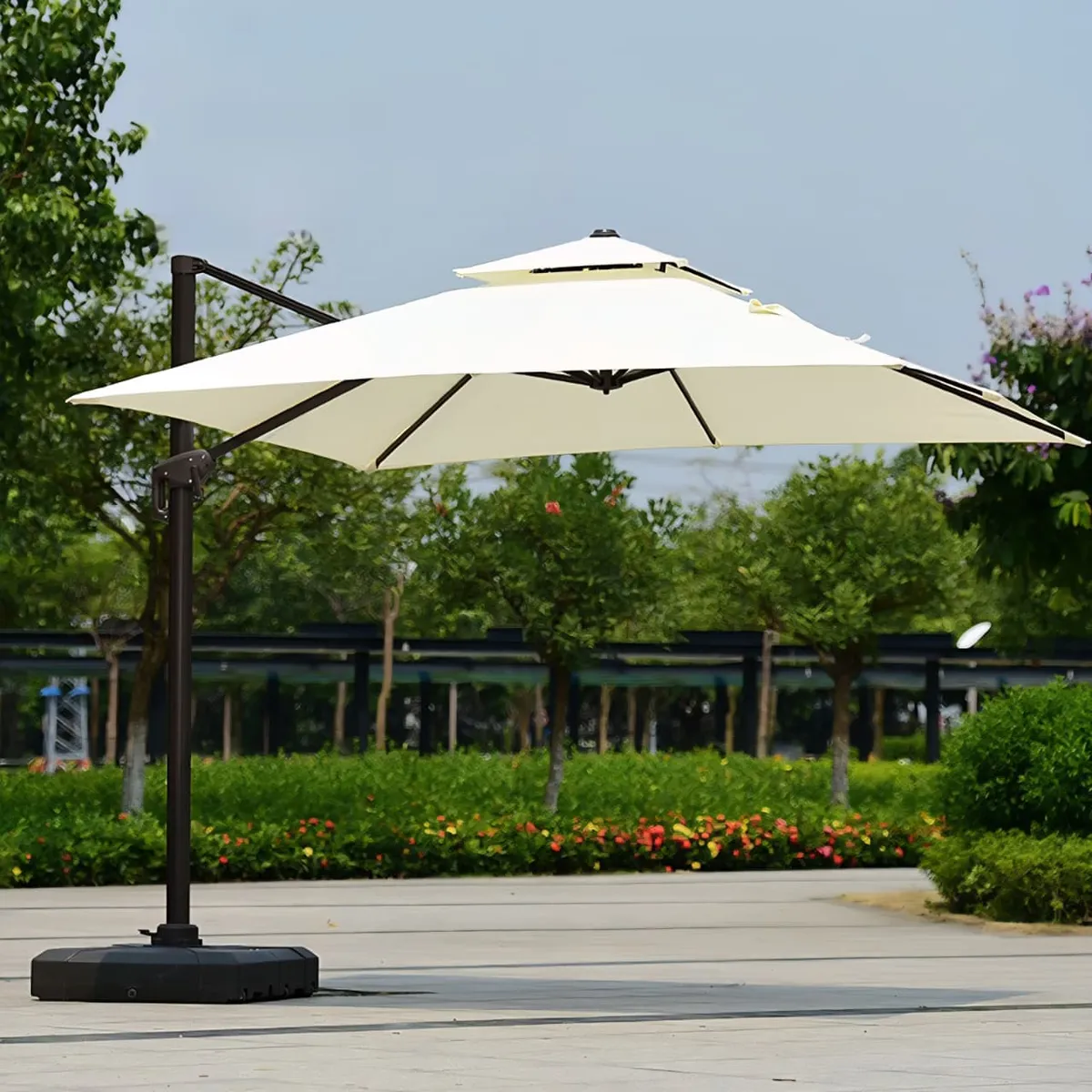 GENERICO - SOMBRILLA DE SOL DE 3X3 M