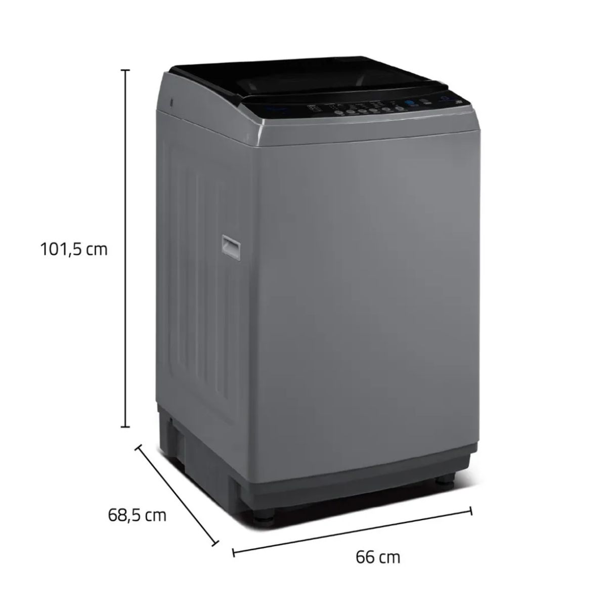 INDURAMA - LAVADORA INDURAMA 18 KG CARGA SUPERIOR GRIS OSCURO - LRI-18DGR