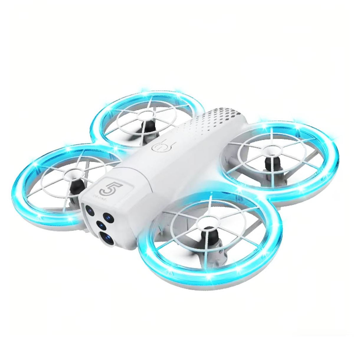 GENERICO - Mini Dron RC CZ05 Blanco Control Remoto