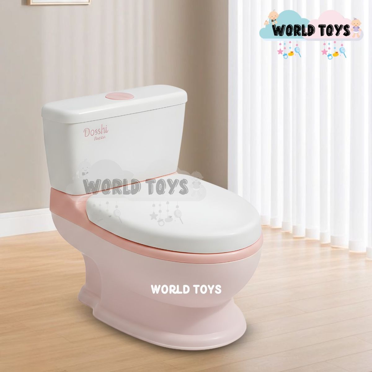 Baby - Baño de Entrenamiento para Bebé «BABY POTTY» Edición Especial Pimk