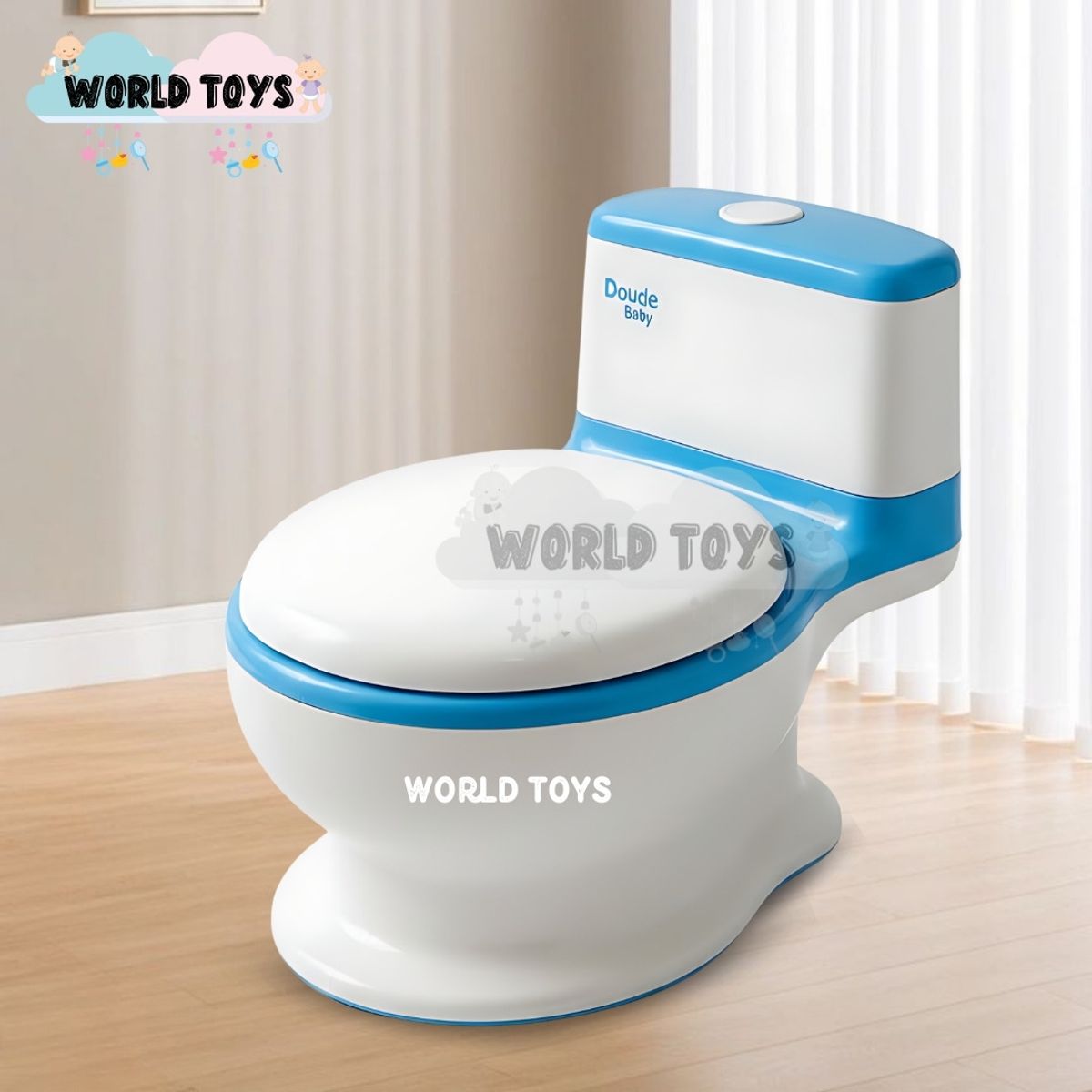 Baño de Entrenamiento Baby «FIRST STEP» Colección Exclusiva Sky Blue, marca Baby - Foto 2