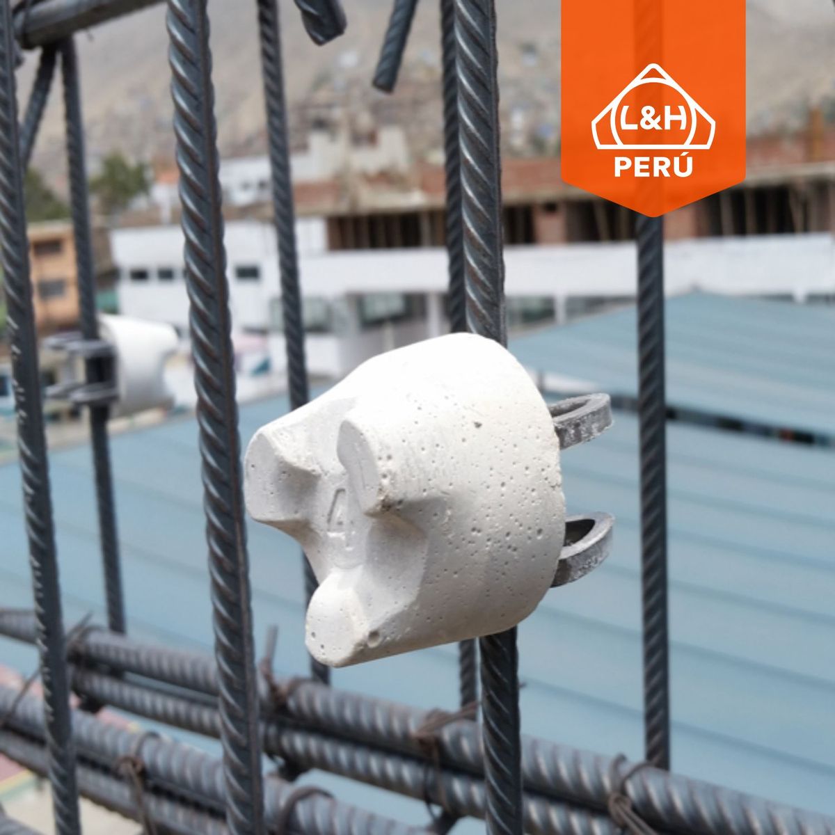 L&H - Separador de Concreto de 40mm (Bolsa 100und)  +400kg/cm2