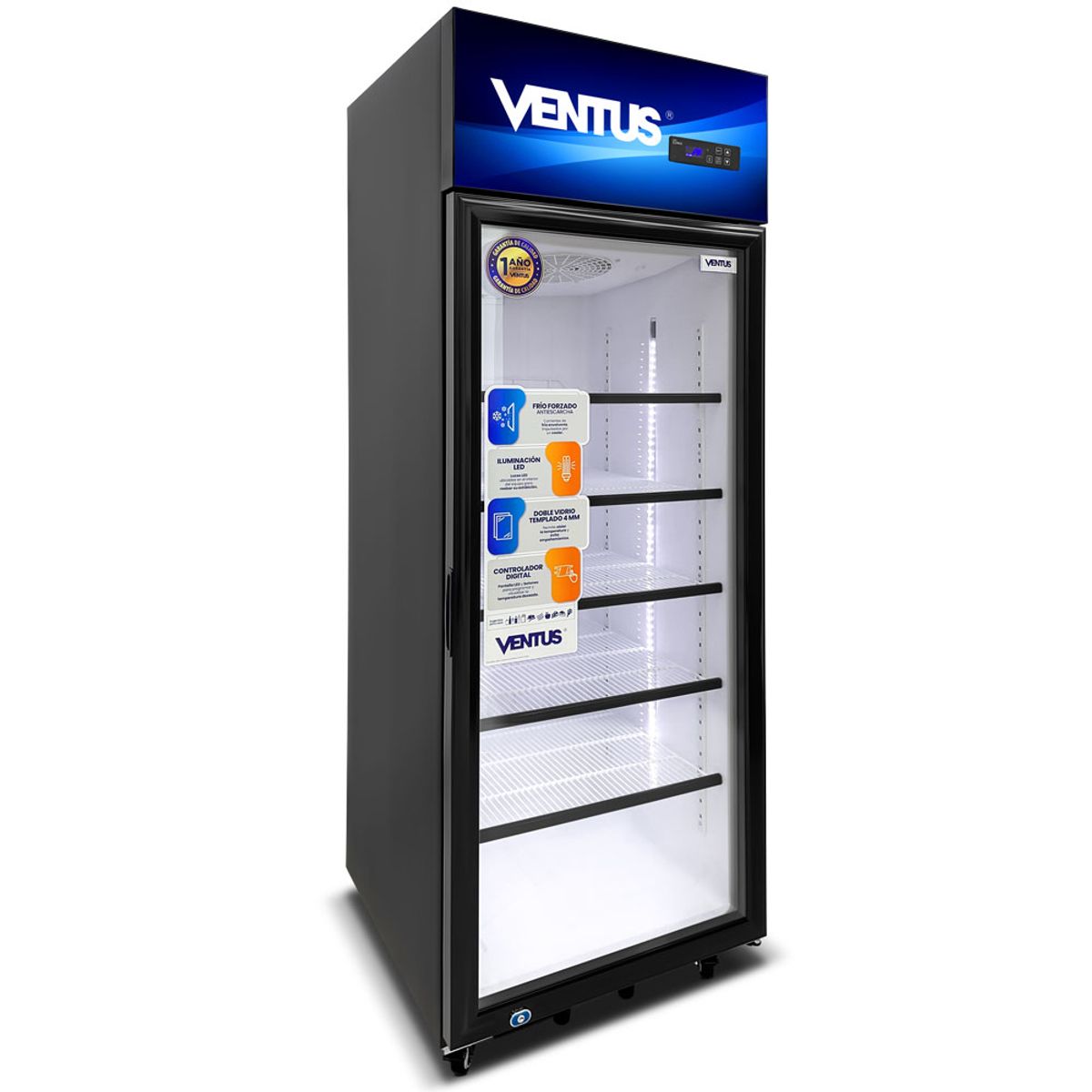 VENTUS - Visicooler Ventus 1 puerta 380L LG-380TCG