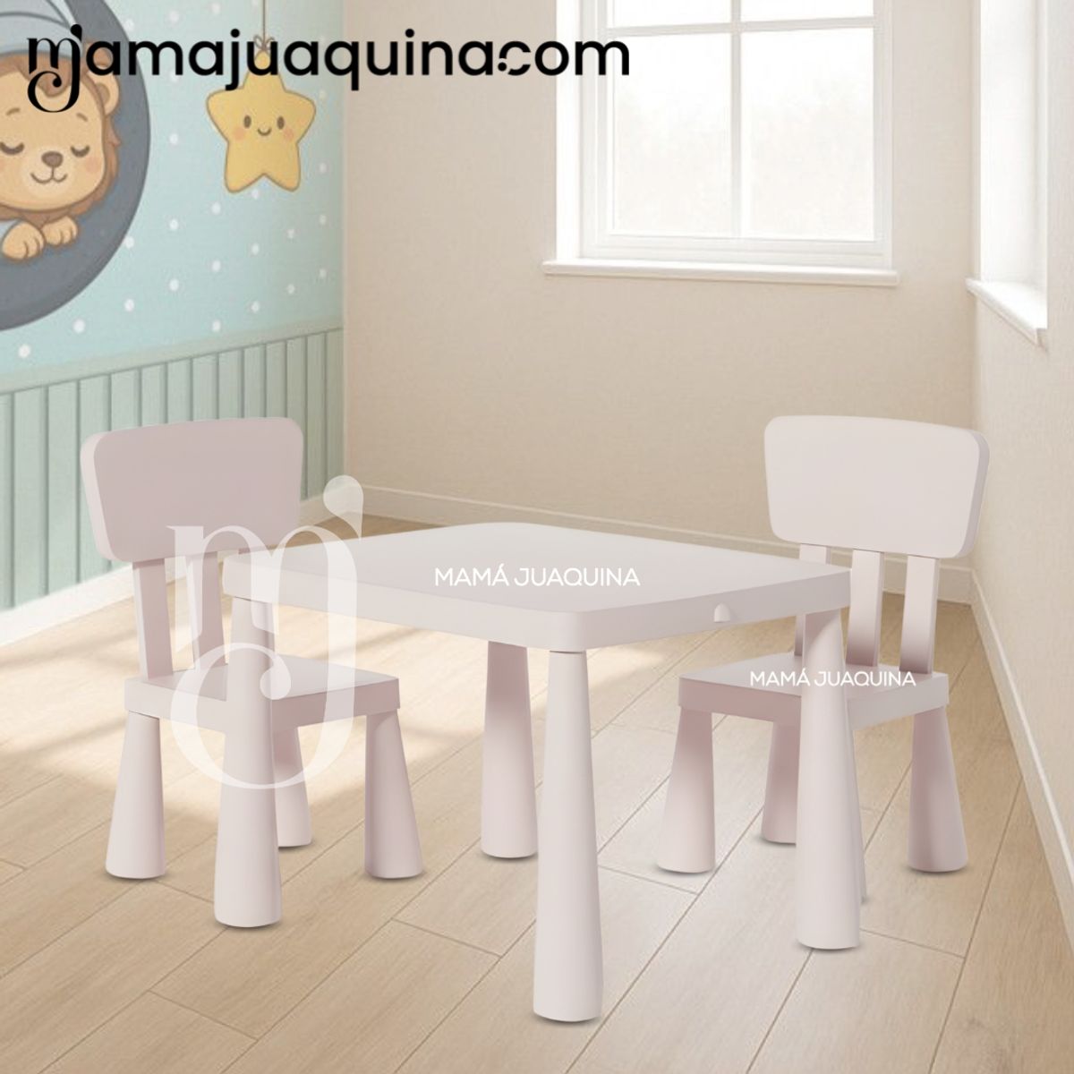 BABY - Mesa De Estudio Para Niños «PLAY WORK» Edición Limitada Light Pink