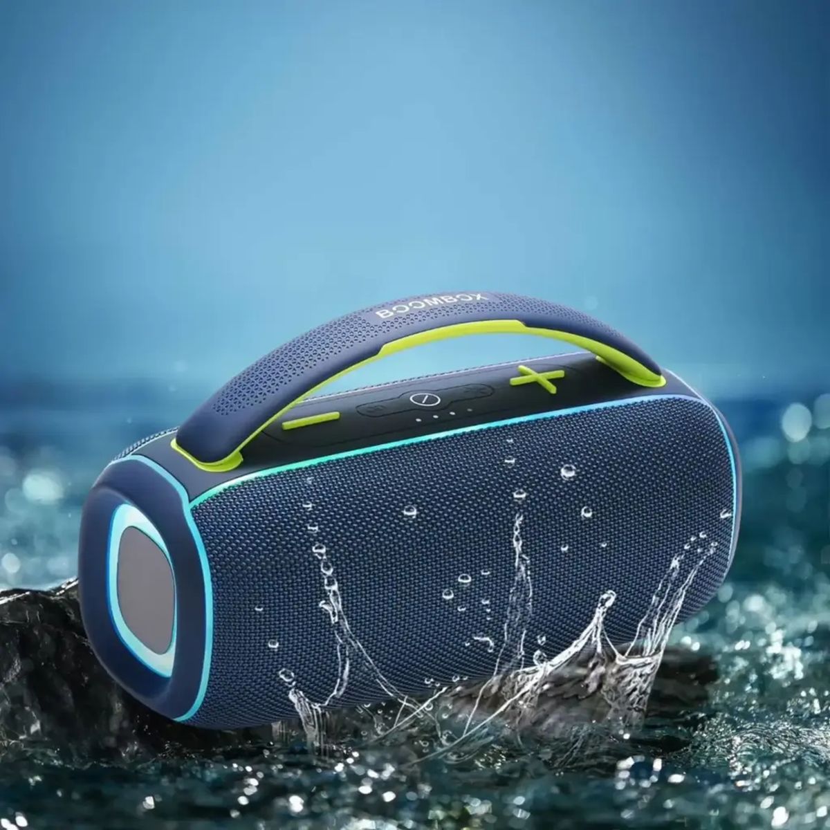 GENERICO - PARLANTE PORTÁTILES 20W X 2 BLUETOOTH CON TWS, LUCES RGB Y MÚLTIPLES MODOS DE REPRODUCCIÓN