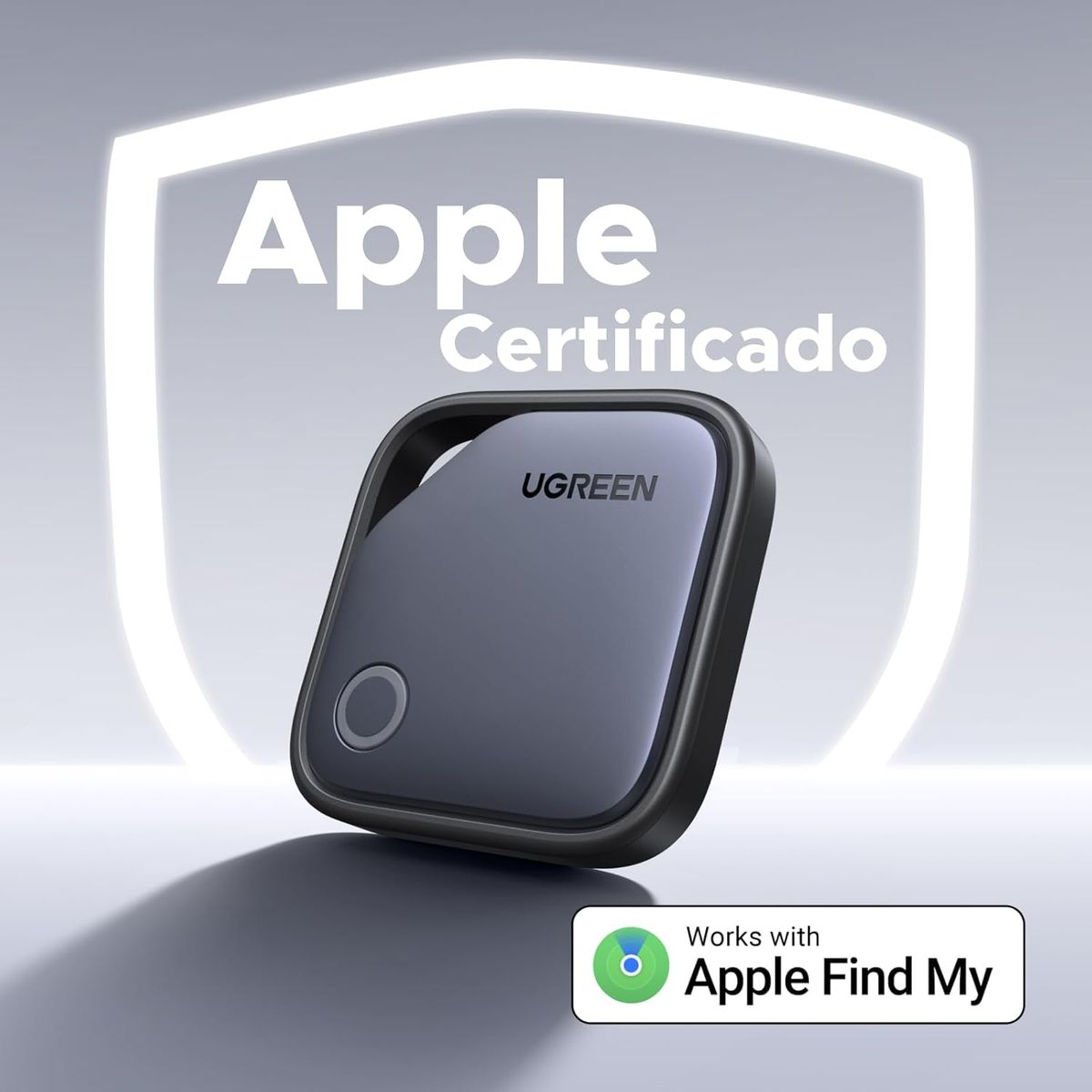 UGREEN - Localizador Inteligente Bluetooth 5.3 Alarma Integrada Batería 24 Meses Para Dispositivos Apple