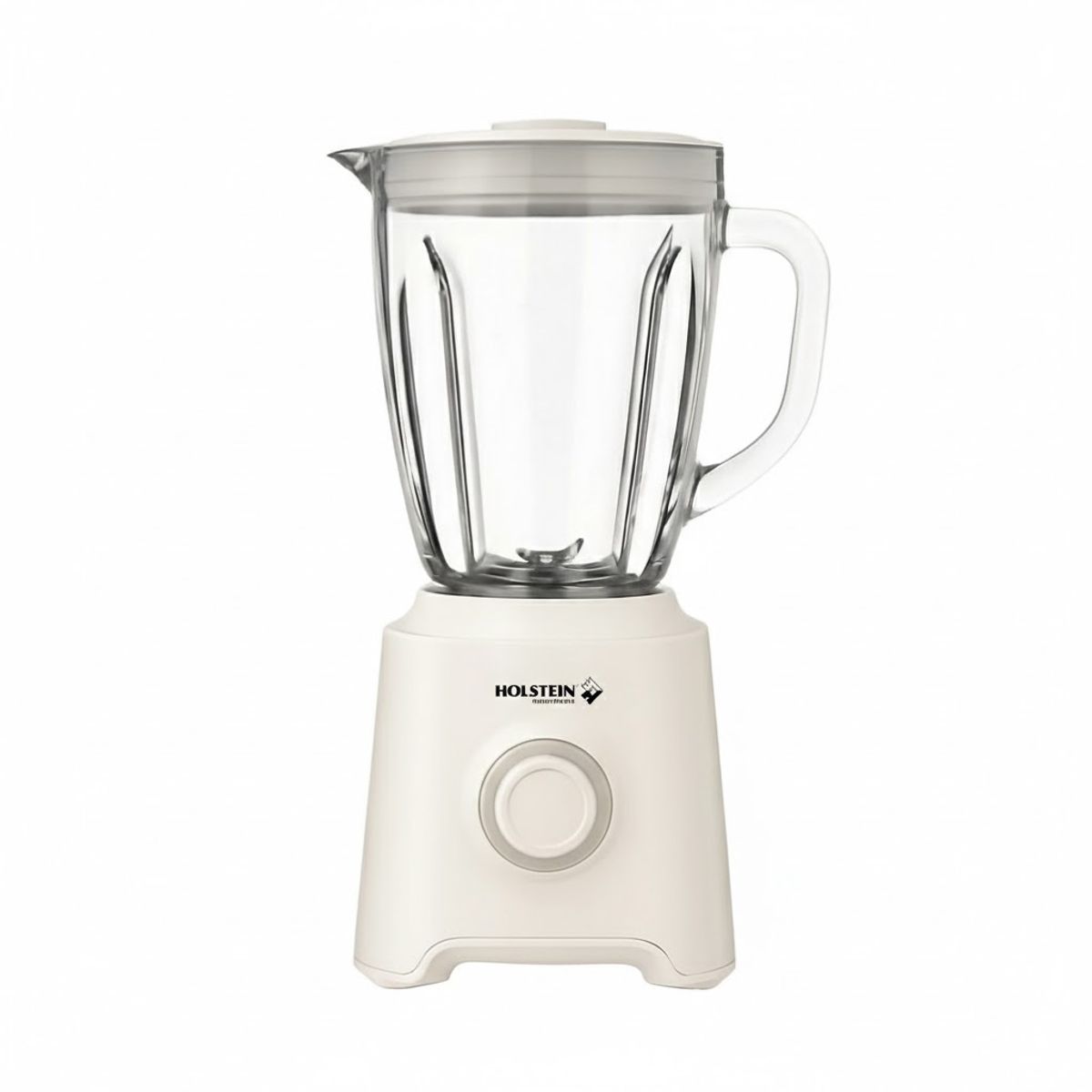 HOLSTEIN HOUSEWARES - Licuadora de dos velocidades con jarra de vidrio